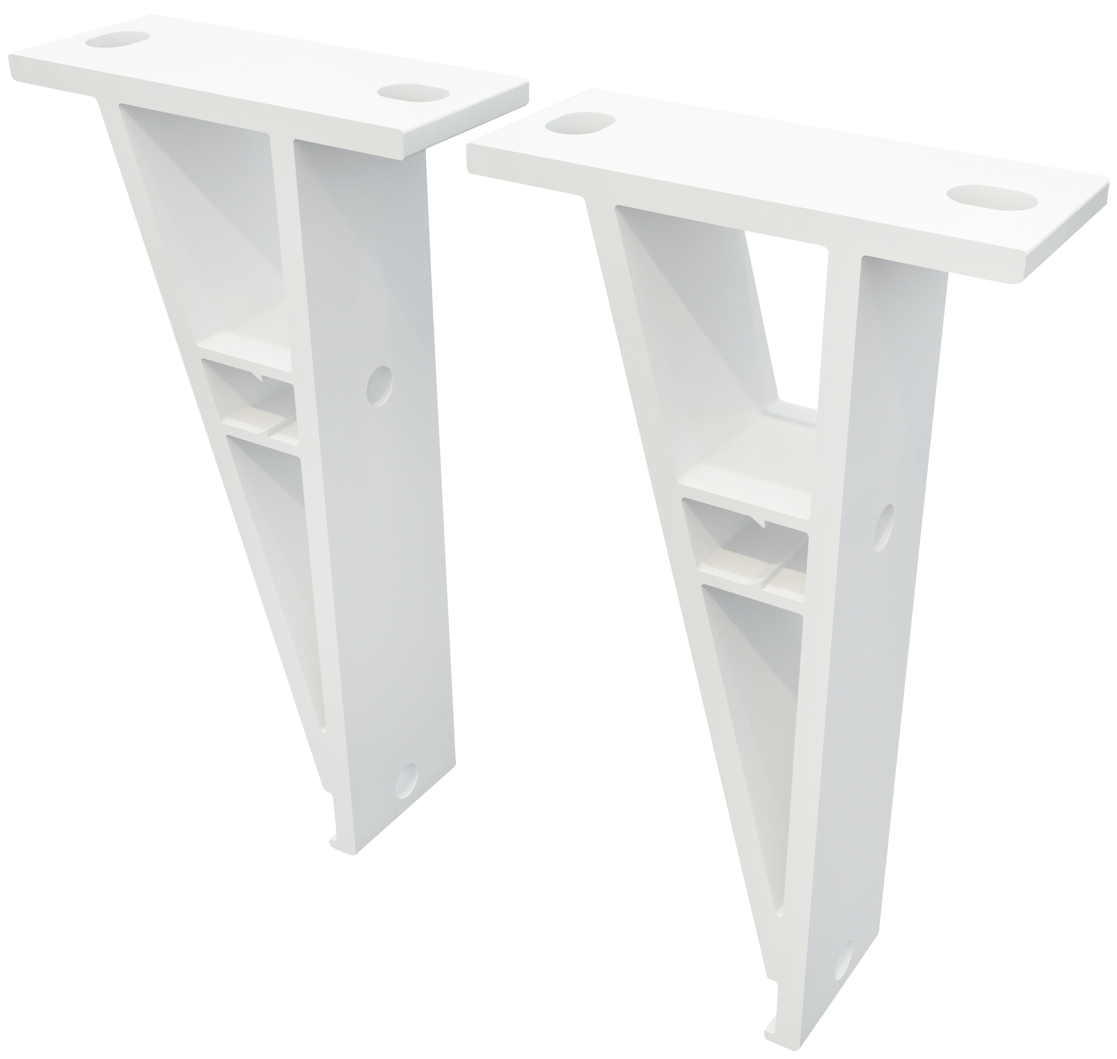 2 Soportes de techo para toldo Calima en color blanco - 5