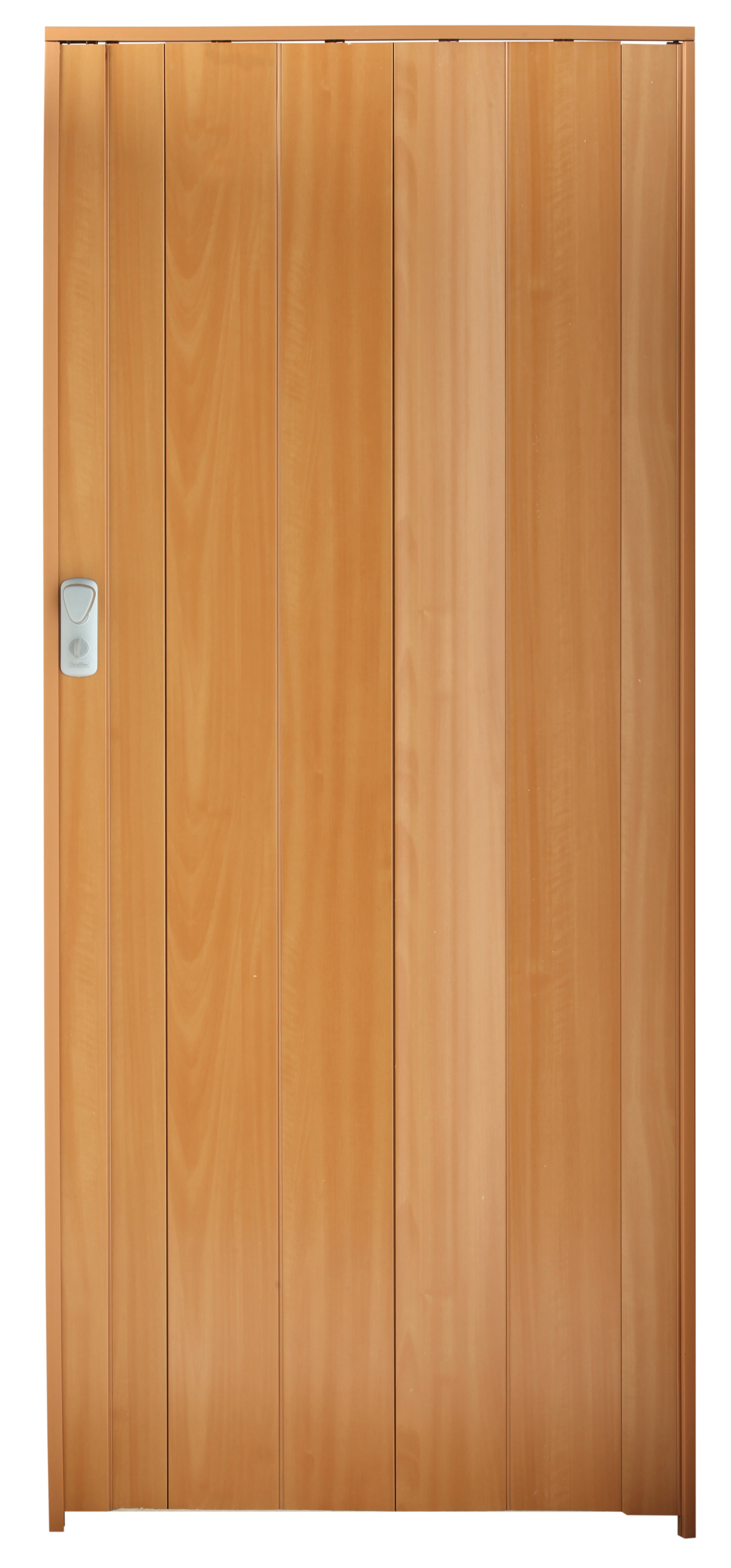 Puerta plegable de pvc madera clara 84 x 205.0 cm