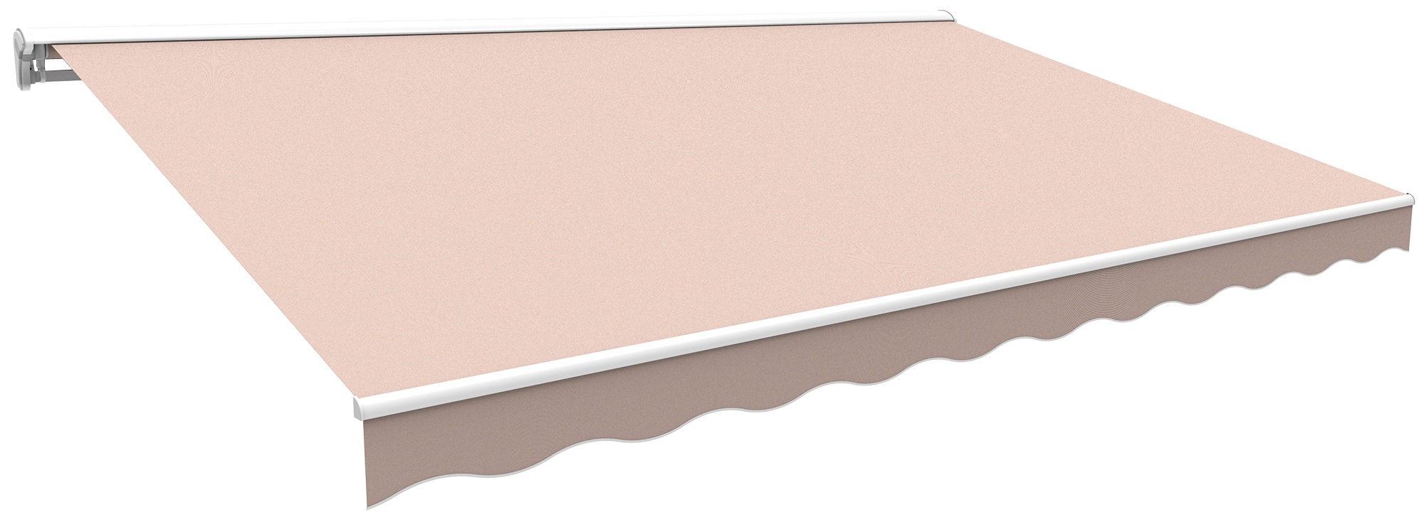 Estructura para toldo en kit kronos semicofre blanco 3x2.5 m
