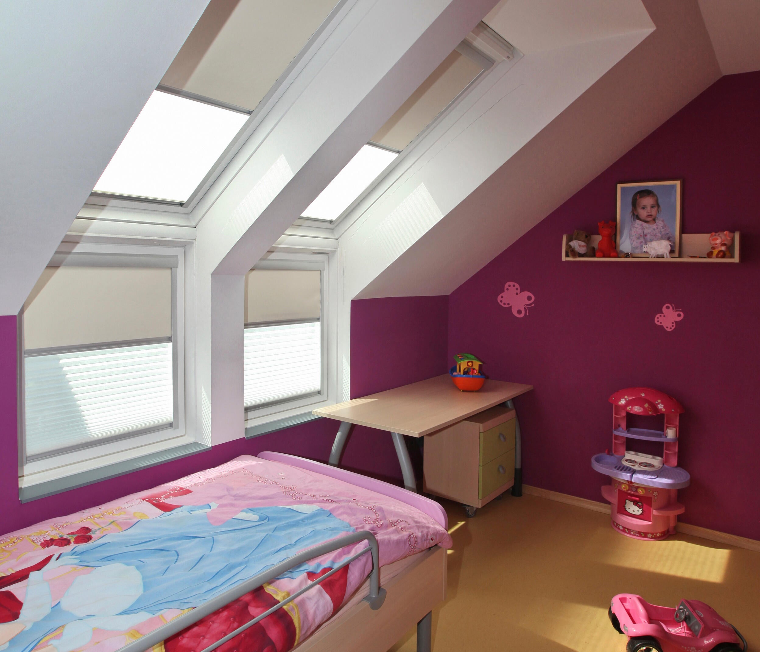 Cortina DUO VELUX Beige DFDS061085S 114x118cm - 2