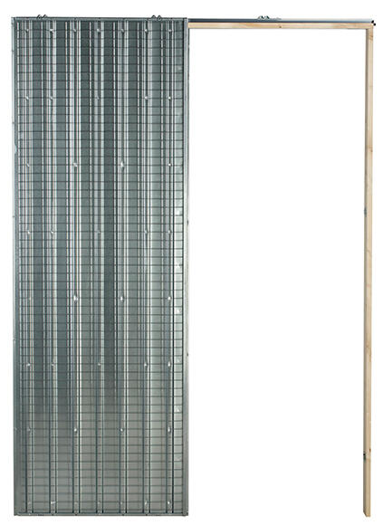 Casoneto puerta corredera para tabique de ladrillo de 9cm 80x203x5.7 cm