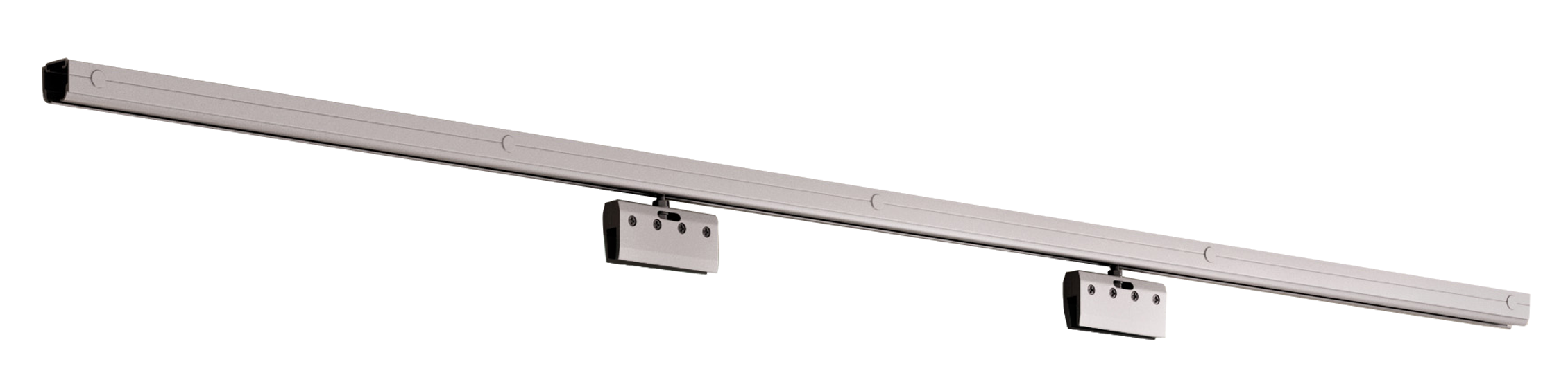 Kit Porta Scorrevole 200cm Acciaio Inox | Guida A Pavimento | Per Porte Fino 150kg - Foto 11