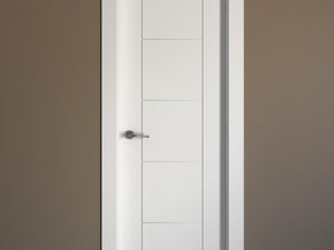 Puerta de interior Lacada en blanco Marsel - Karpimart Fabrica de puertas y  ventanas de madera