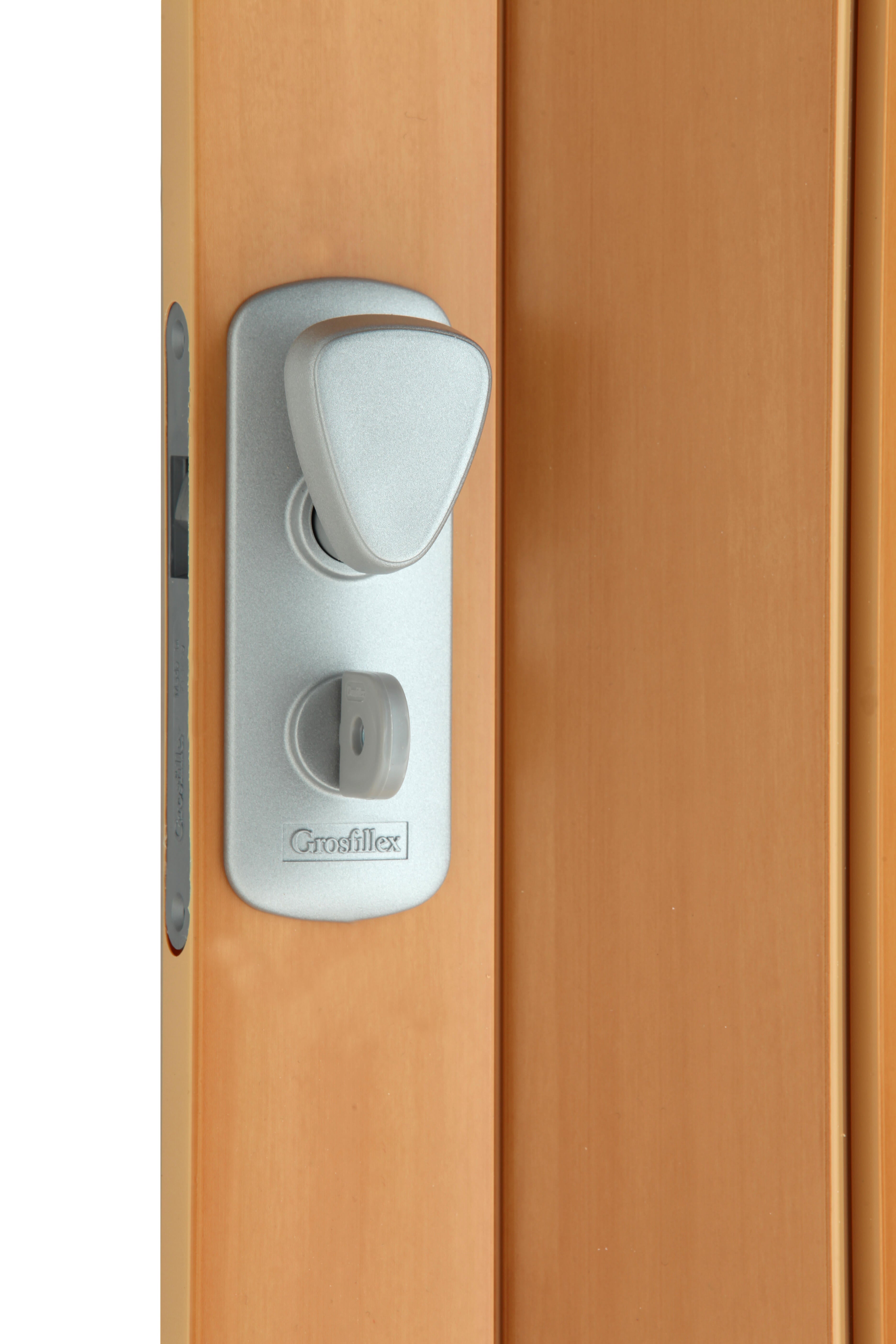 Porta de fole PVC SPACY MADEIRA CLARA 84X205CM - 2