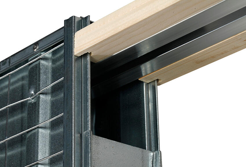 Casoneto puerta corredera para tabique de ladrillo de 10.5cm 60x203x6.9 cm - 5