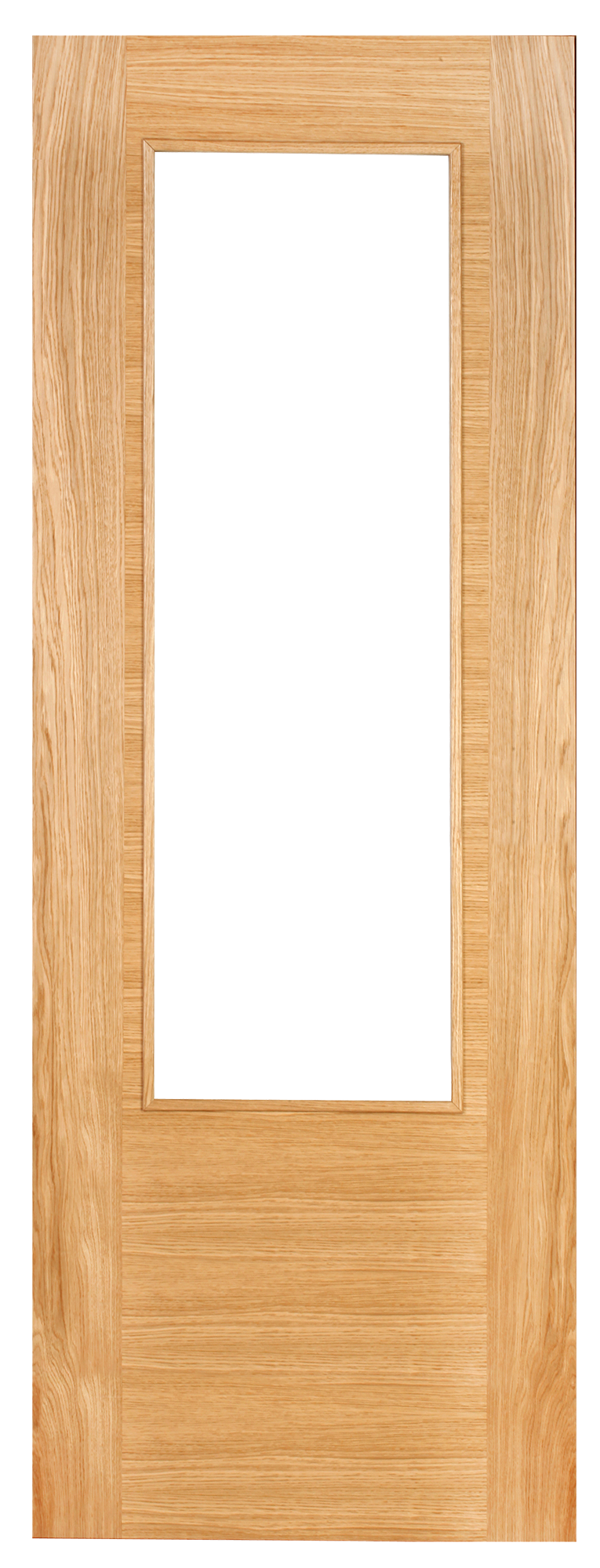 Puerta de interior corredera cristal niza roble line plus uñero+condena 72.5cm