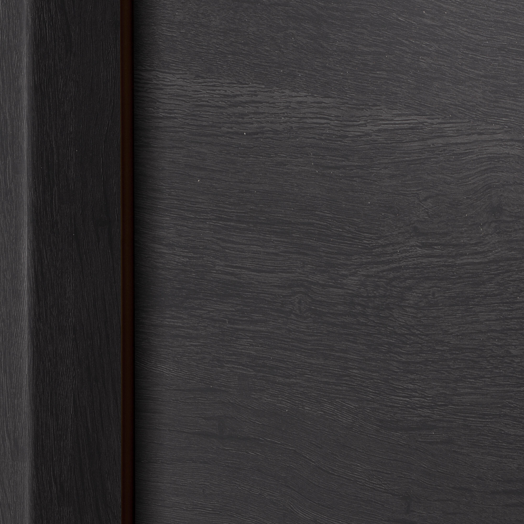 Puerta de interior corredera ciega maciza melamina Line Oslo Azabache negro anchura 82,5cm - 4