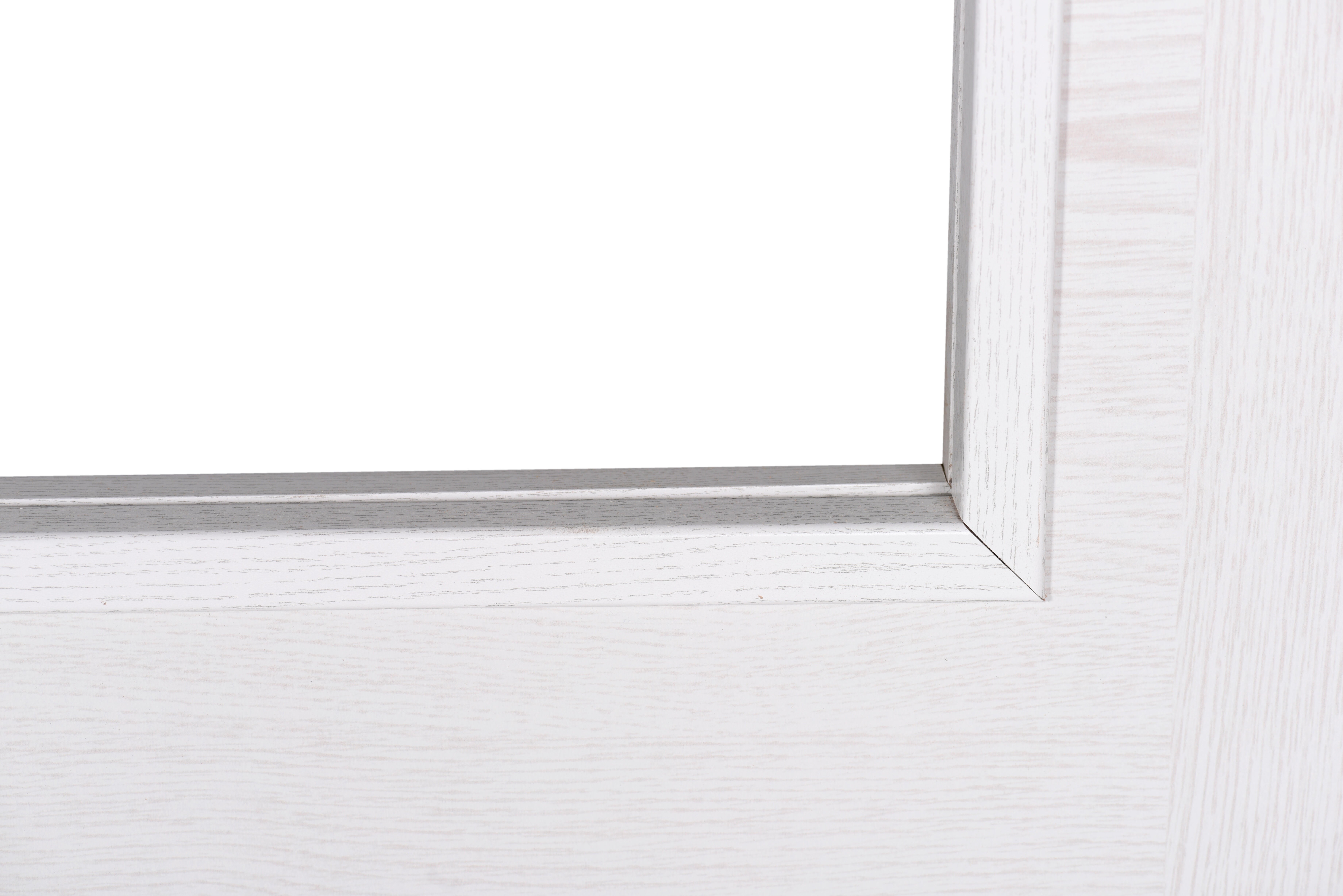 Puerta de interior abatible doble vidriera con cristal incluido hueca acabado Impresion digital  Basic Canarias Blanco apertura izquierda cerco de 7x3 anchura 145 cm - 4