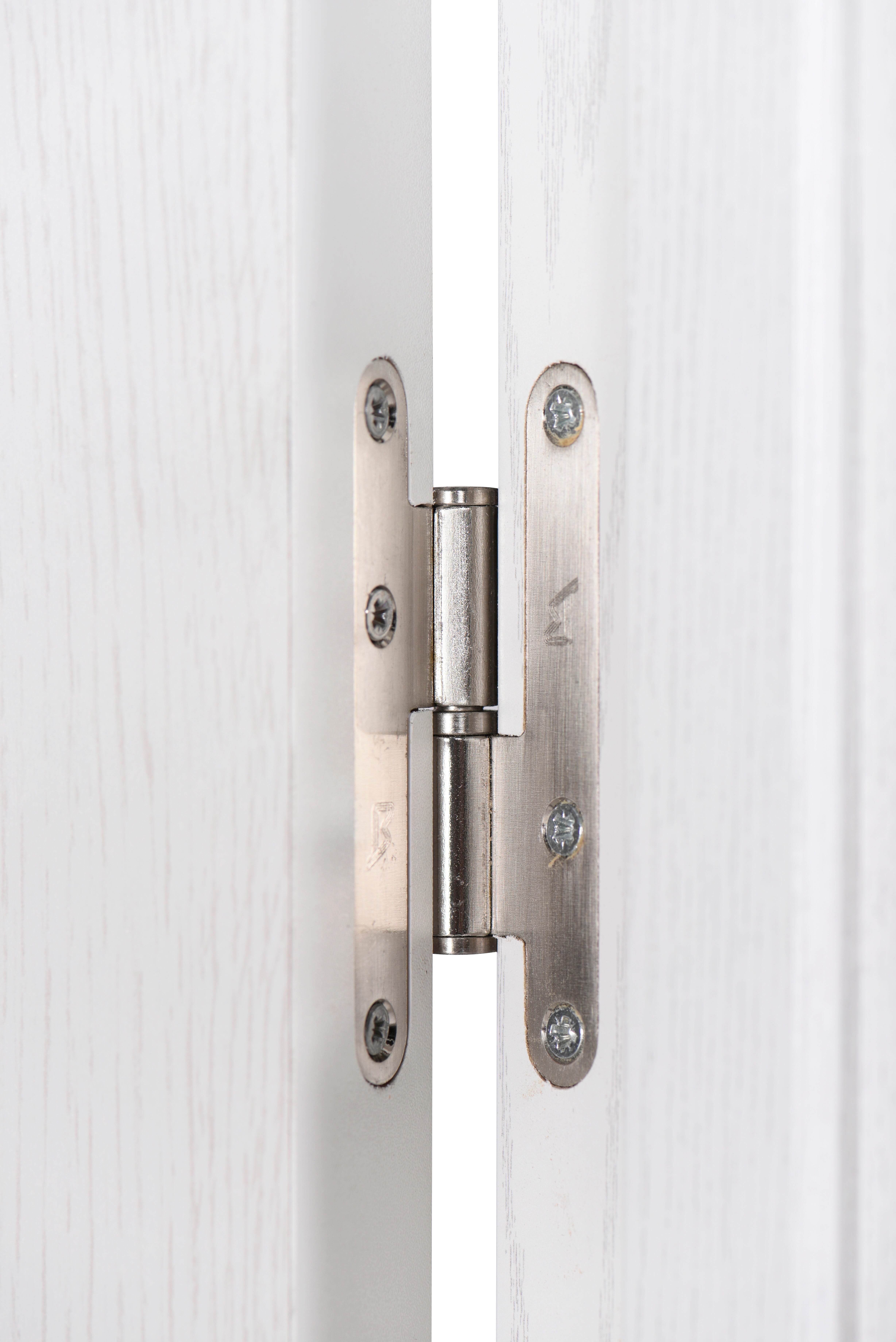 Puerta de interior abatible ciega hueca impresa Basic Canarias blanco apertura izquierda cerco de 7x3 anchura 72.5cm - 4