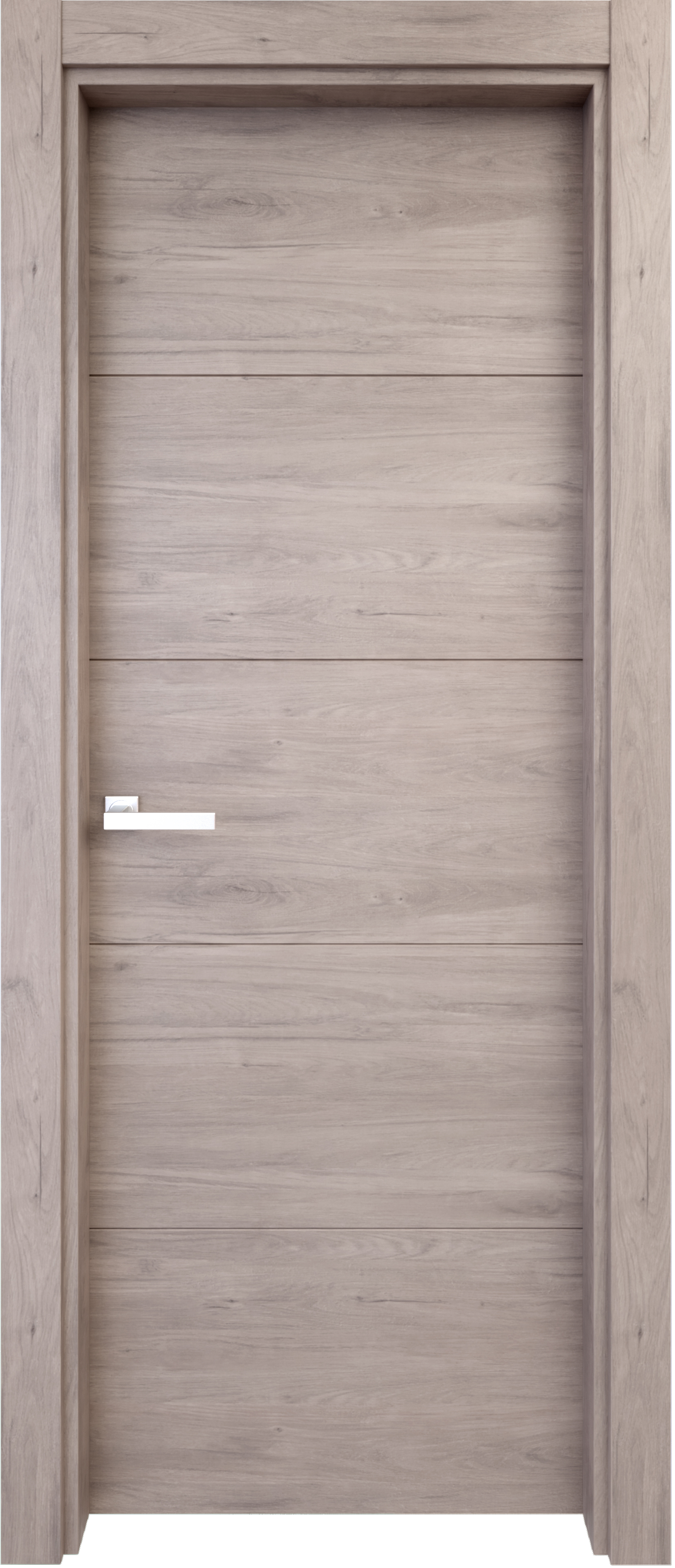 Puerta interior abatible berna gris line apertura izquierda 9x 62.5cm