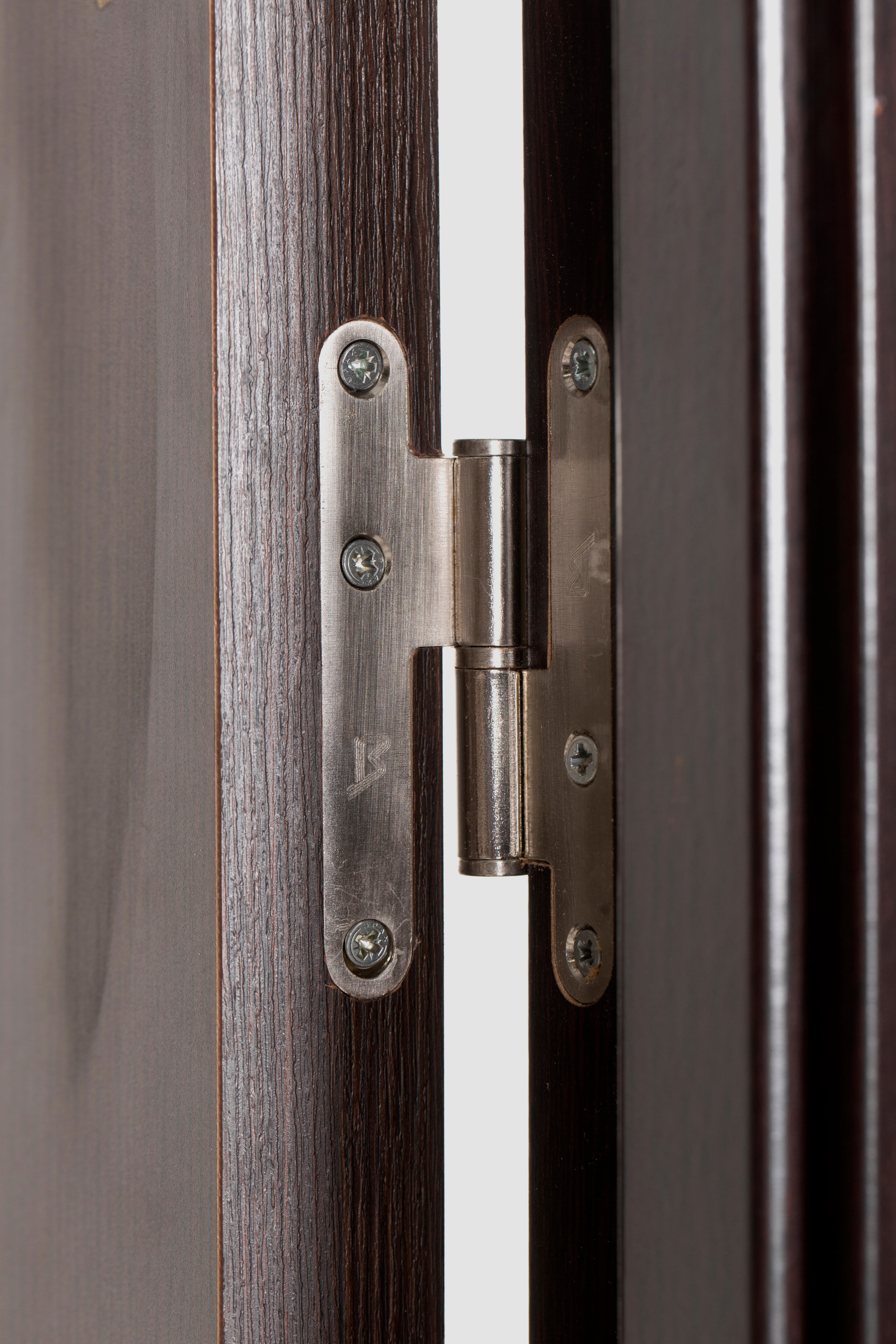 Puerta de interior abatible doble vidriera con cristal incluido hueca acabado Impresion digital  Basic Canarias Wengué apertura izquierda cerco de 7x3 anchura 125 cm - 9