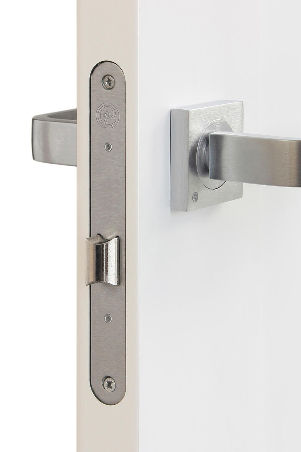 Puerta de interior abatible doble vidriera con fijo con cristal incluido  maciza acabado lacado  Premium Bosco Blanco apertura derecha cerco de 6x2 anchura 125 cm - 4