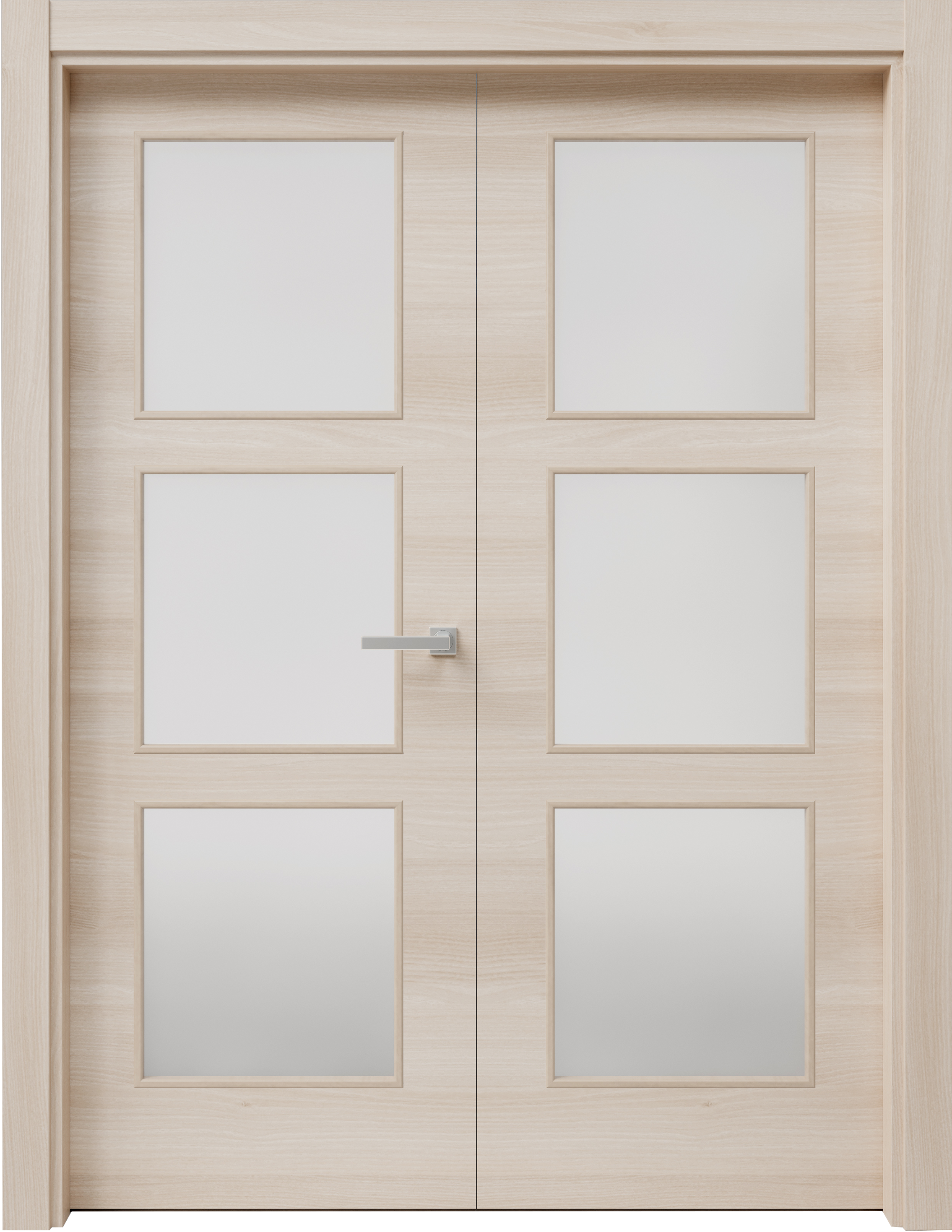 Puerta interior abatible oslo acacia line apertura izda cristal 9x 115cm