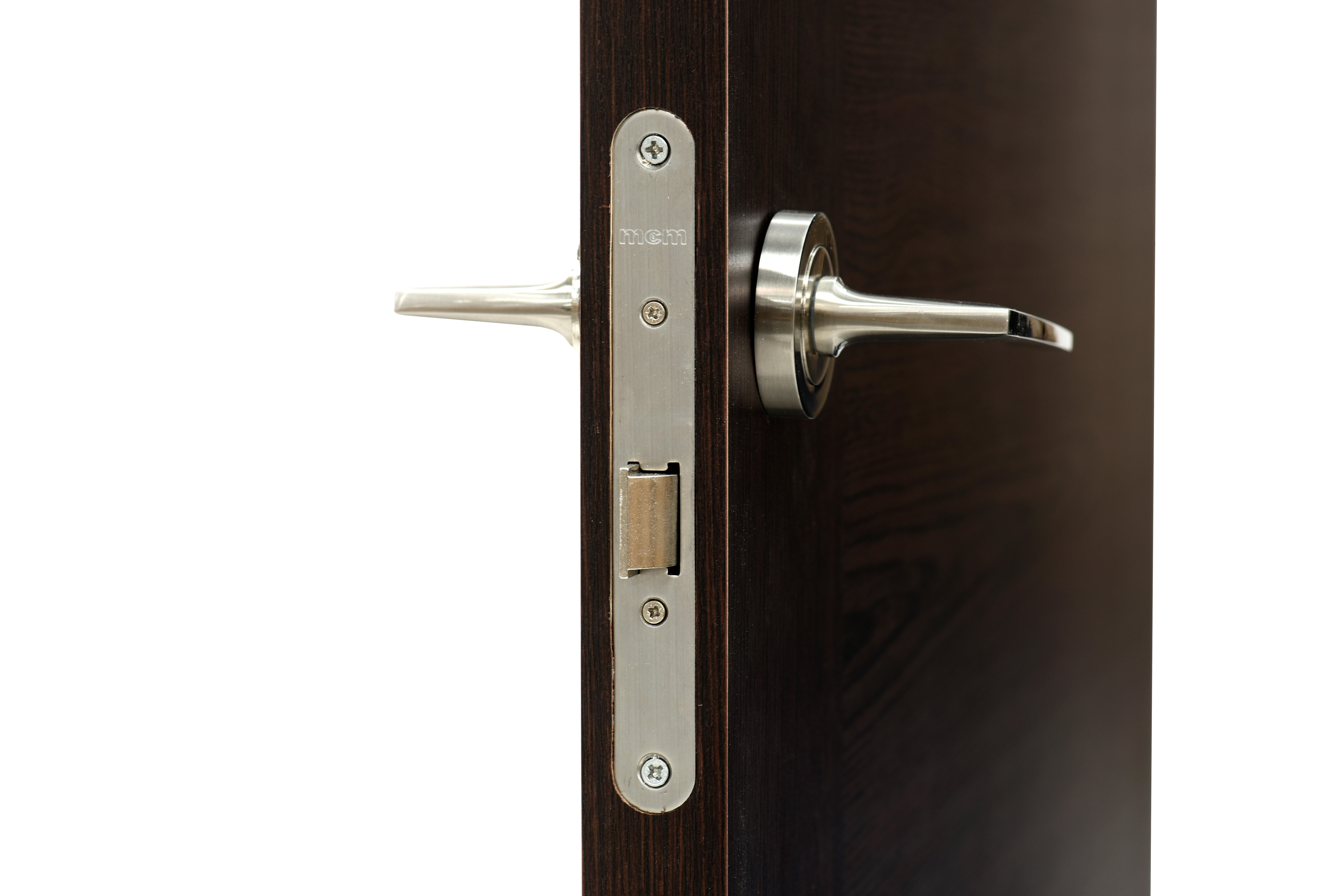 Puerta de interior abatible doble vidriera con cristal incluido hueca acabado Impresion digital  Basic Canarias Wengué apertura izquierda cerco de 7x3 anchura 125 cm - 8