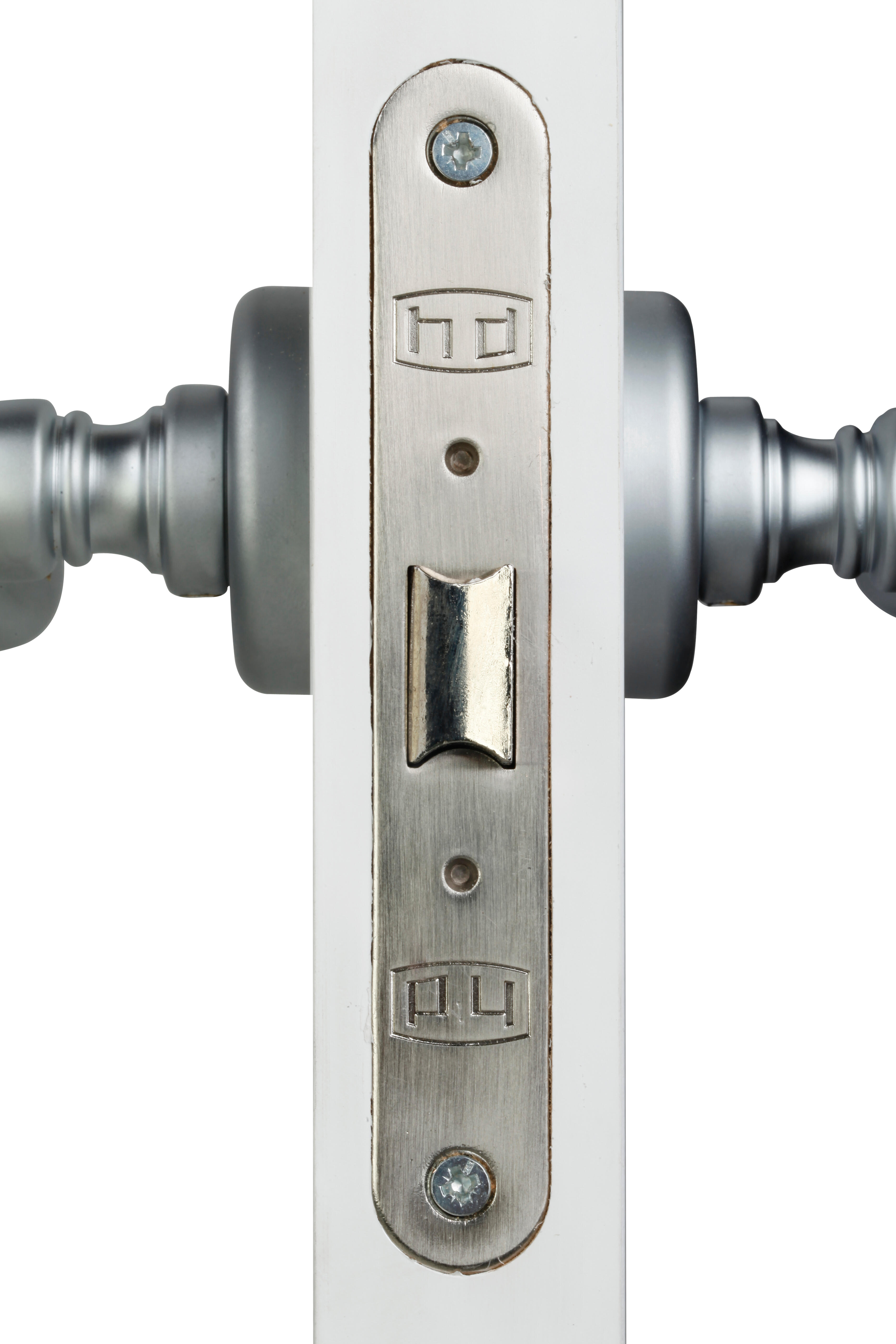 Puerta de interior abatible doble con cristal hueca lacada Aero Praga blanco apertura derecha cerco de 7x3 anchura 145cm - 7