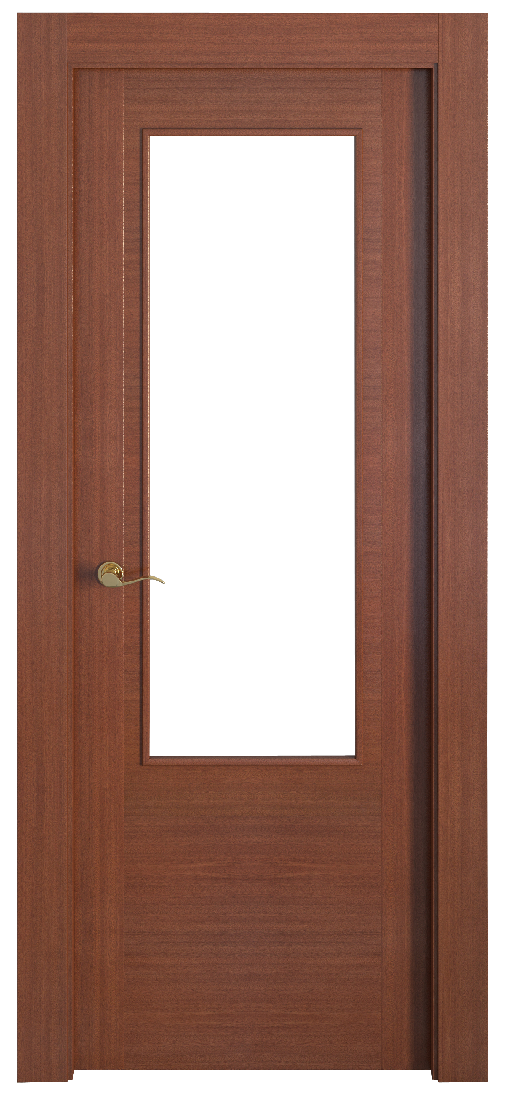 Puerta interior abatible niza sapelly line plus apertura dcha cristal 6x2 72.5cm