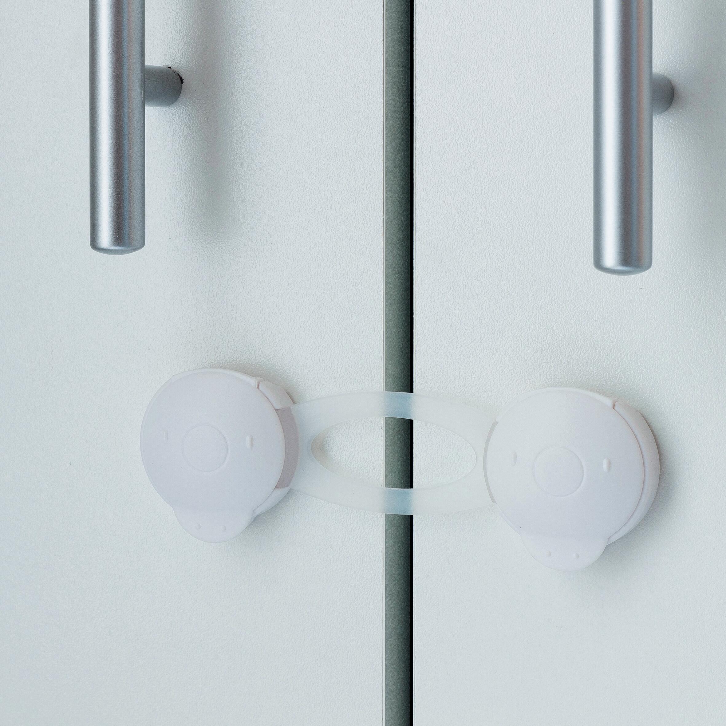 Blocco Frigorifero Per Bambini - 2 Pezzi, Chiusura Automatica, Facile Installazione Senza Trapano - Foto 4