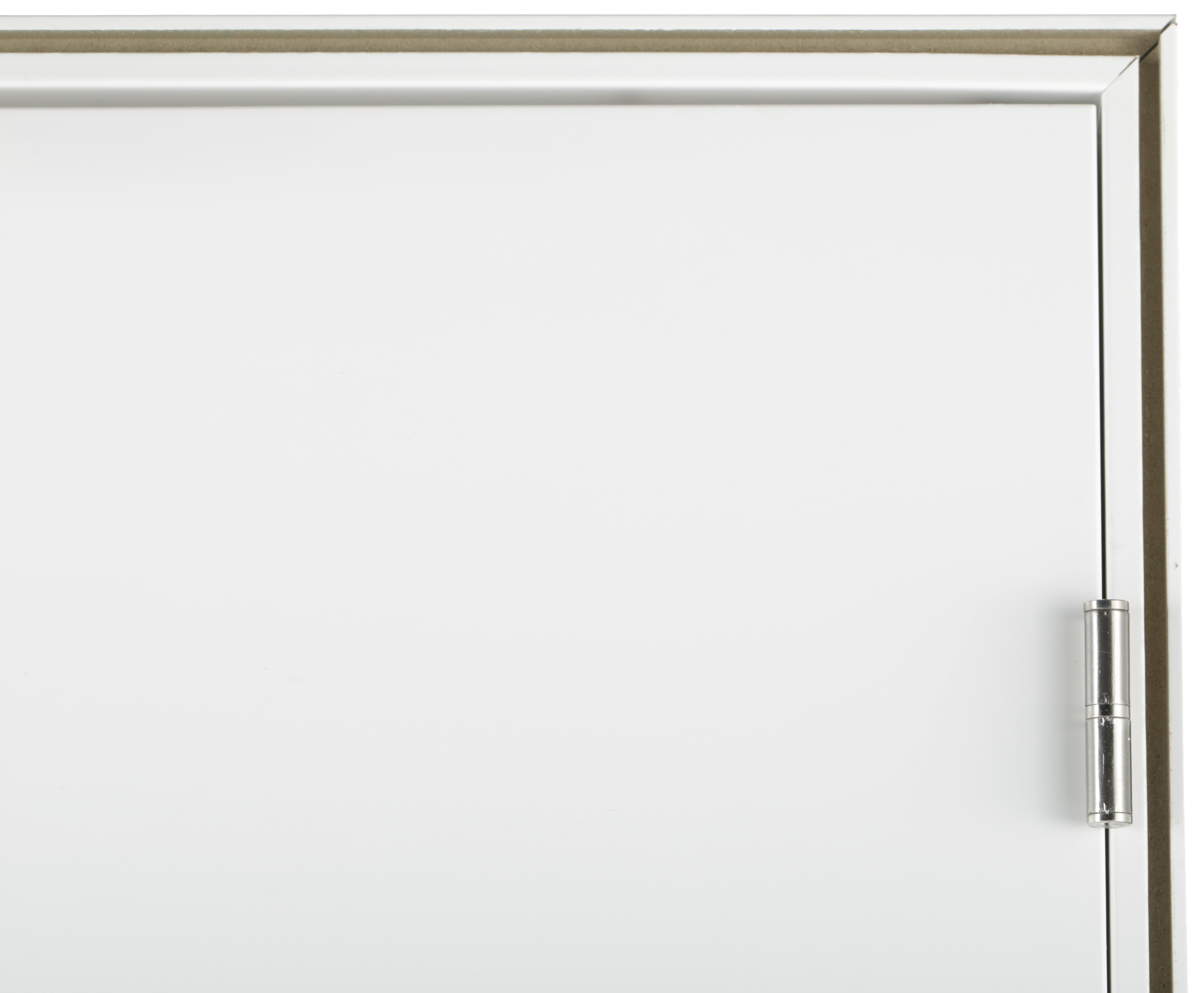 Puerta de interior abatible ciega maciza lacada Line Plus Marsella blanco apertura derecha cerco de 9x3 anchura 62.5cm - 8