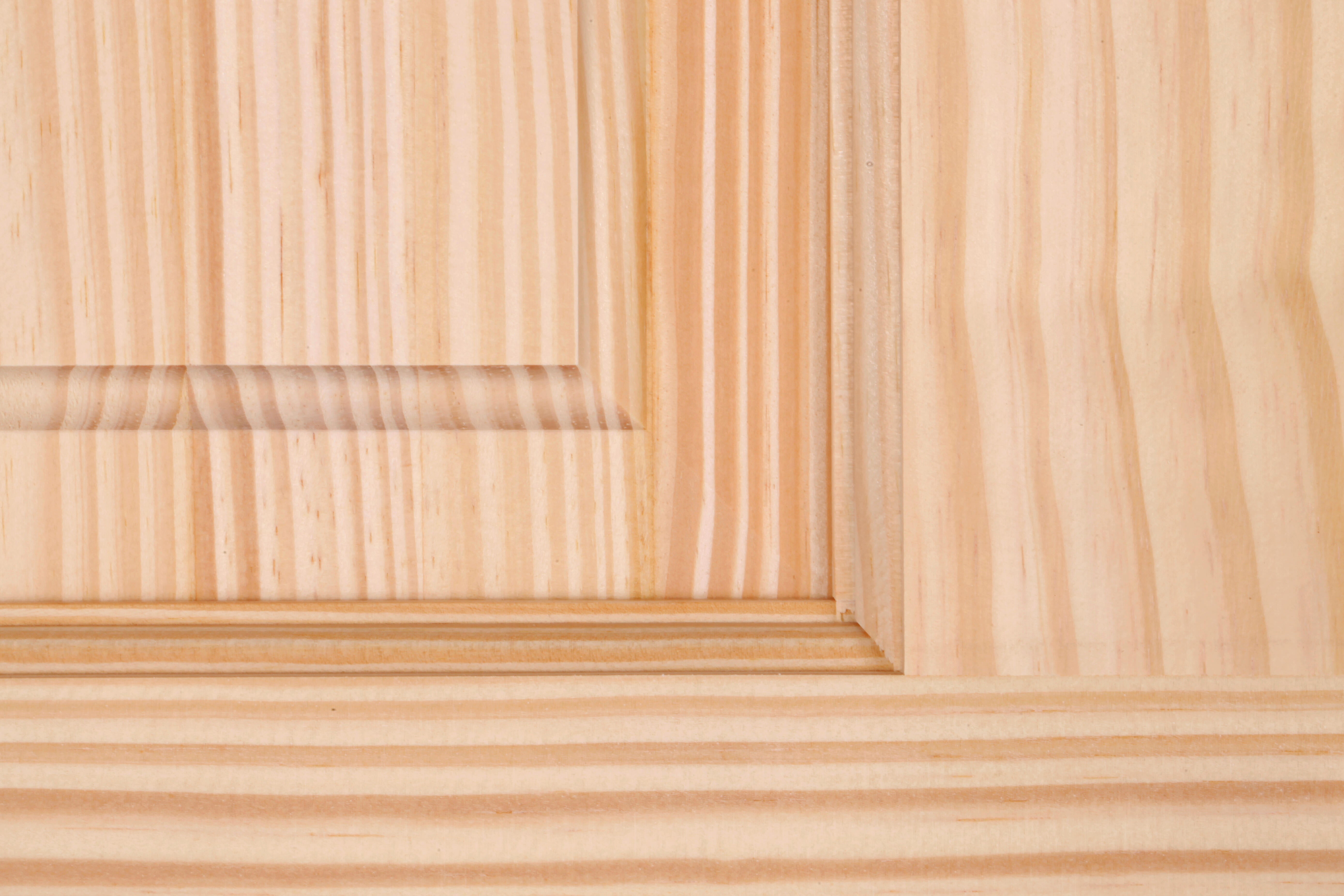 Puerta de interior abatible ciega maciza Line Málaga pino natural apertura izquierda cerco de 70 x 50 anchura 62.5cm - 7