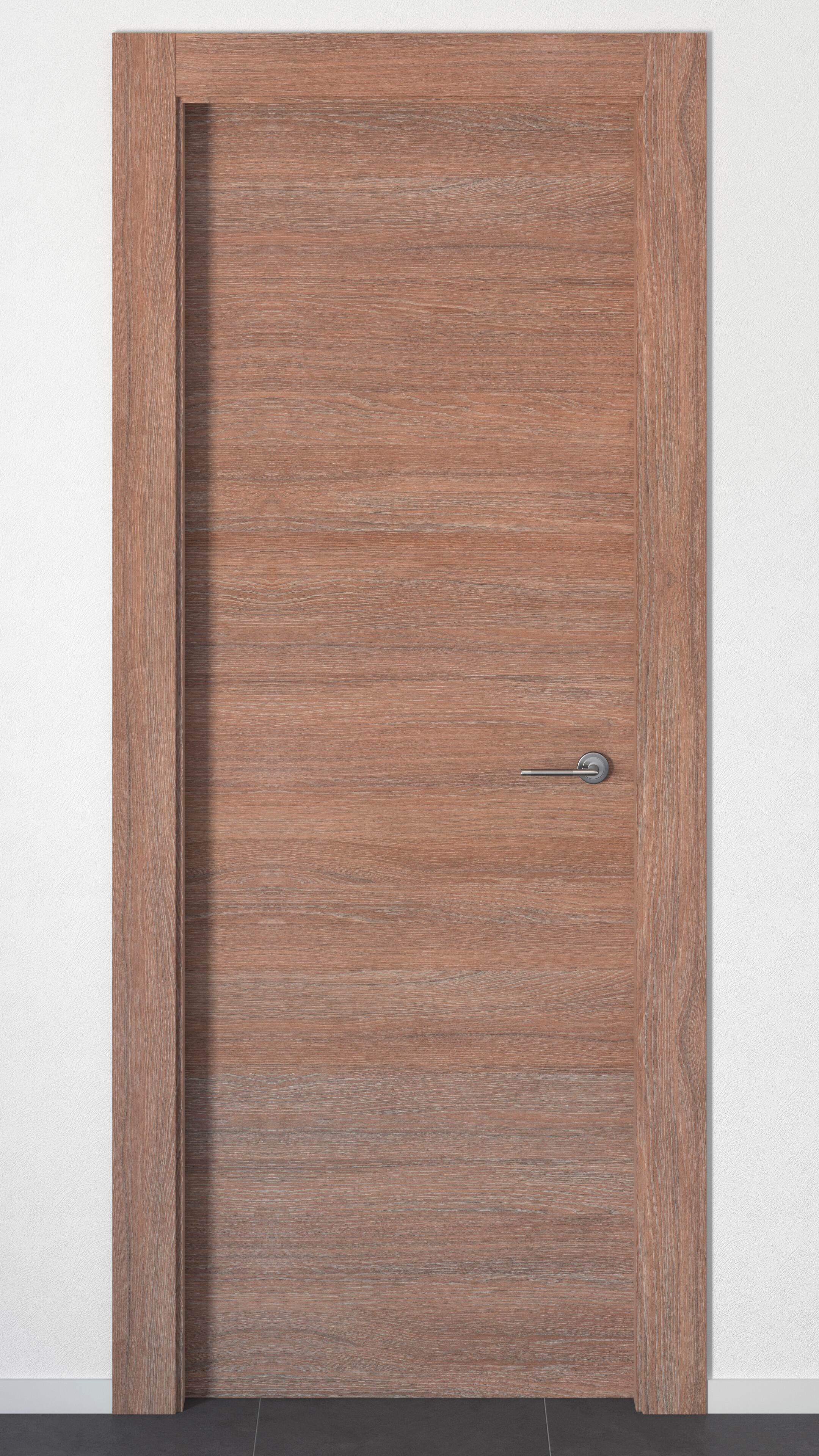 Puerta interior abatible oslo coffe nogal line apertura izquierda 72.5cm