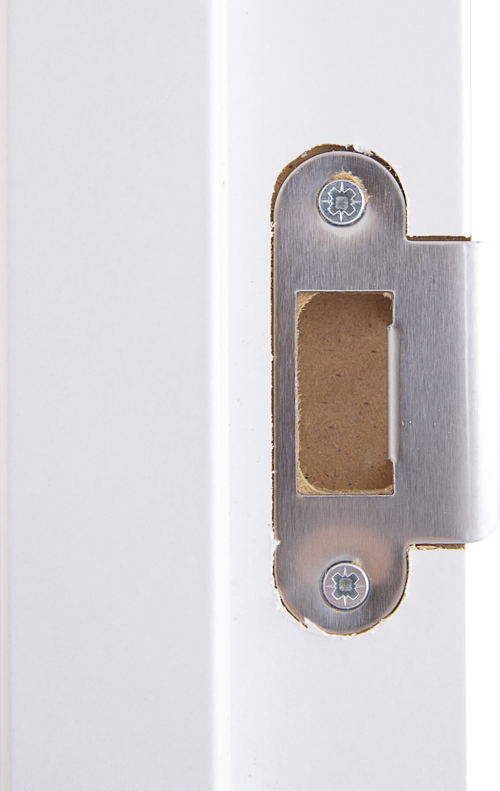 Puerta de interior abatible ciega maciza lacada Pro Vilna blanco apertura derecha cerco de 7x2 anchura 62.5cm - 10