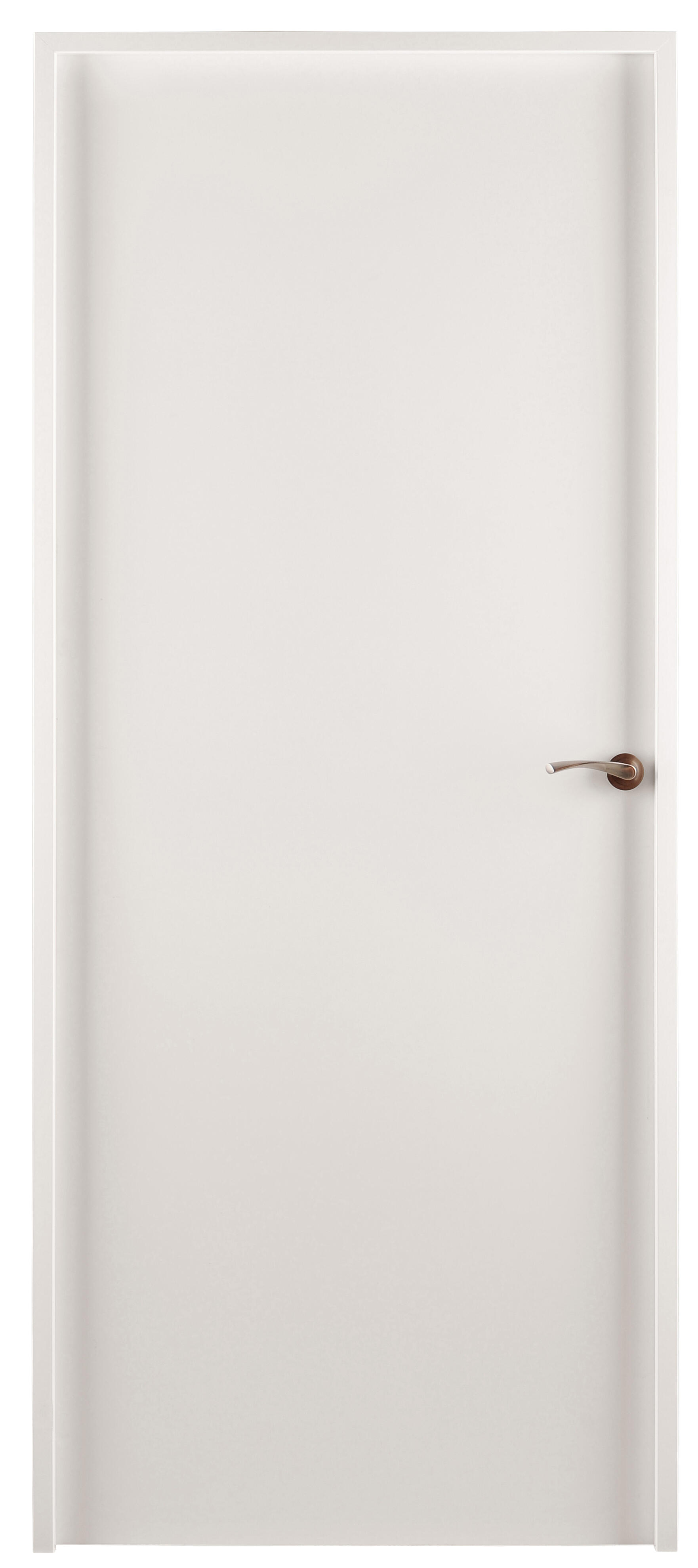 Puerta interior abatible mallorca blanco basic apertura izquierda 82.5cm