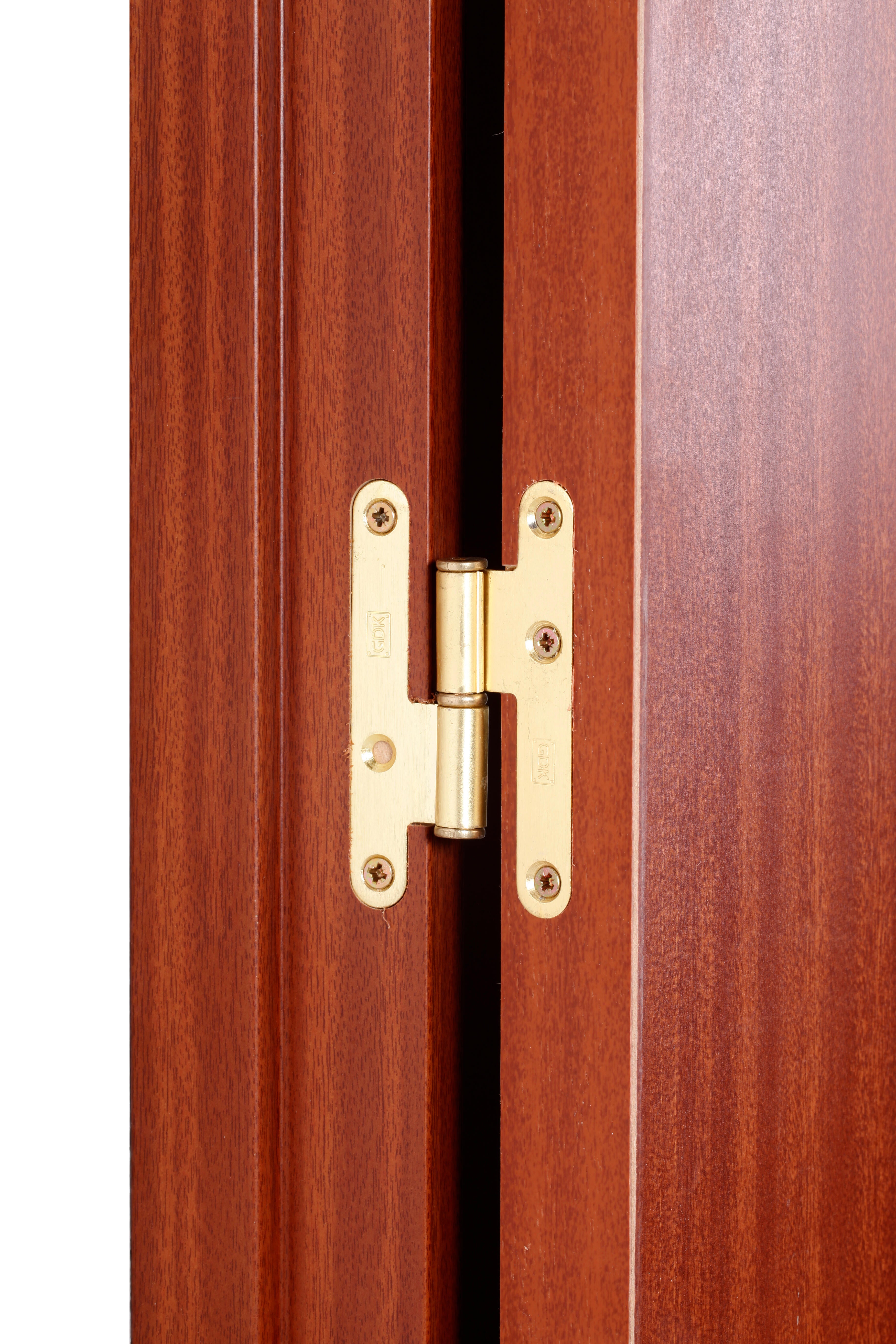 Puerta de interior abatible ciega hueca impresa Basic Mallorca sapelly apertura derecha cerco de 7x2 anchura 82.5cm - 7