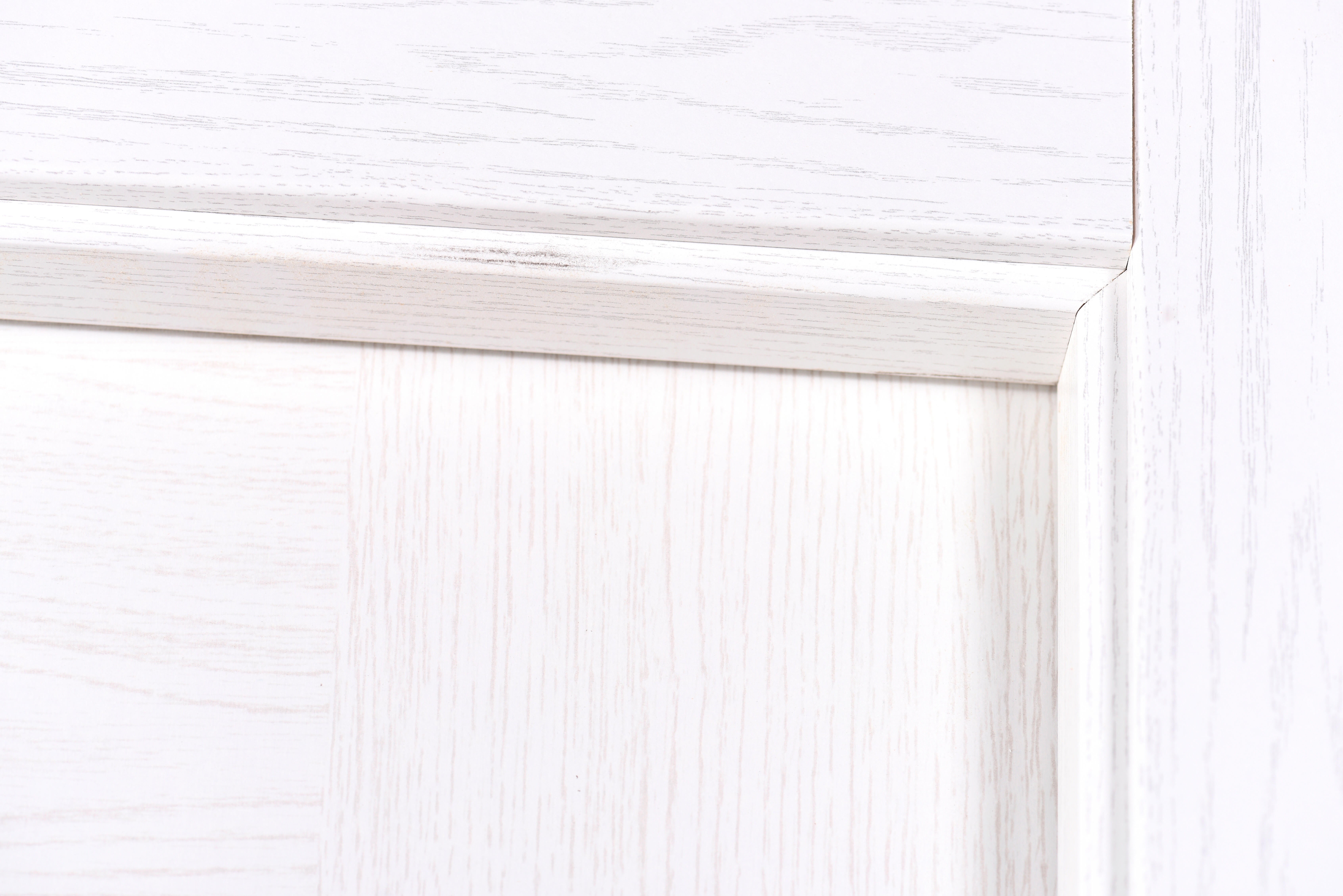 Puerta de interior abatible ciega hueca impresa Basic Canarias blanco apertura izquierda cerco de 7x3 anchura 72.5cm - 3