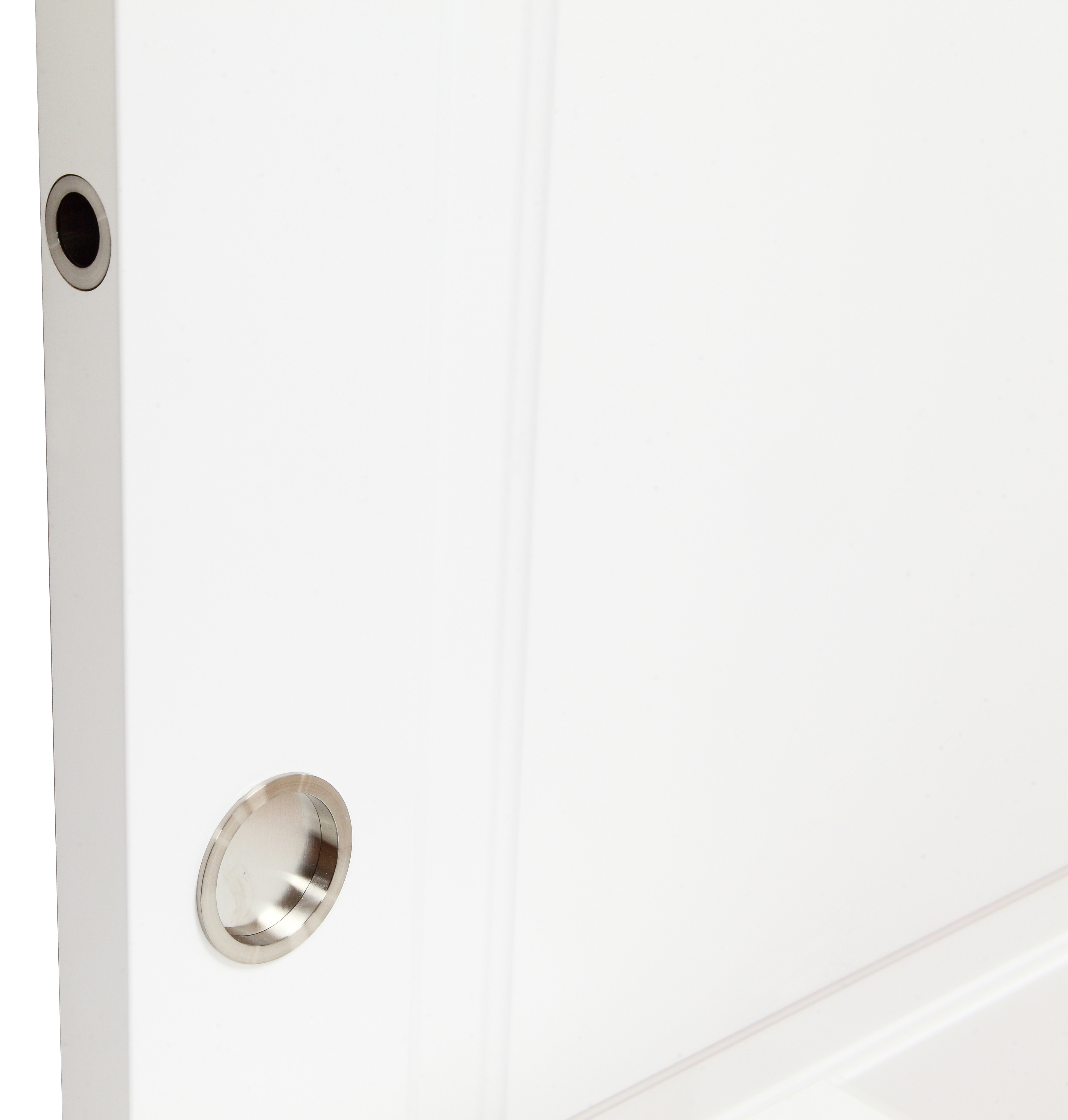 Puerta de interior corredera ciega maciza lacada Line Plus Lucerna con uñero anchura 72,5cm - 4