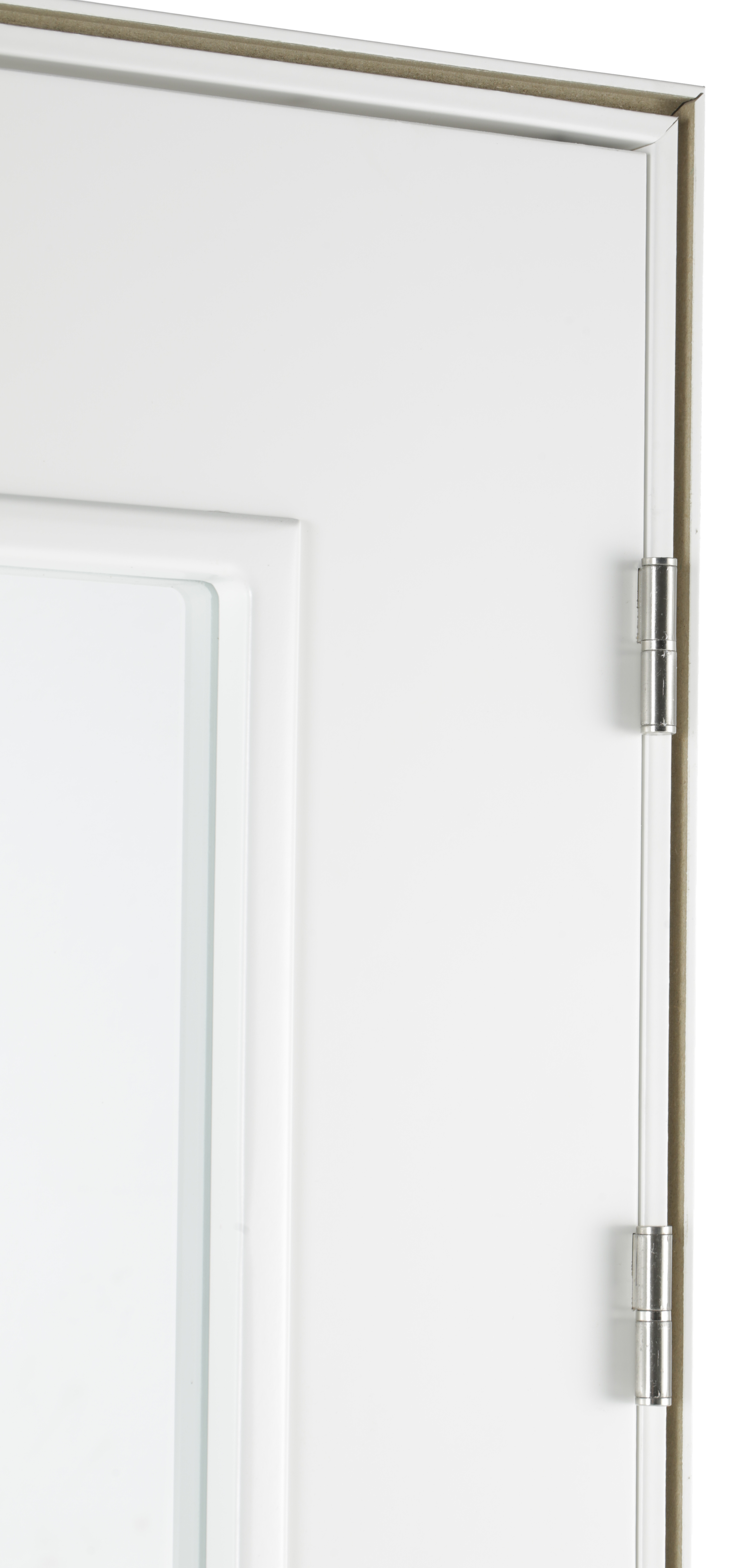 Puerta de interior abatible con fijo cristal maciza lacada Line Plus Marsella blanco apertura derecha cerco de 7x3 anchura 115cm - 13