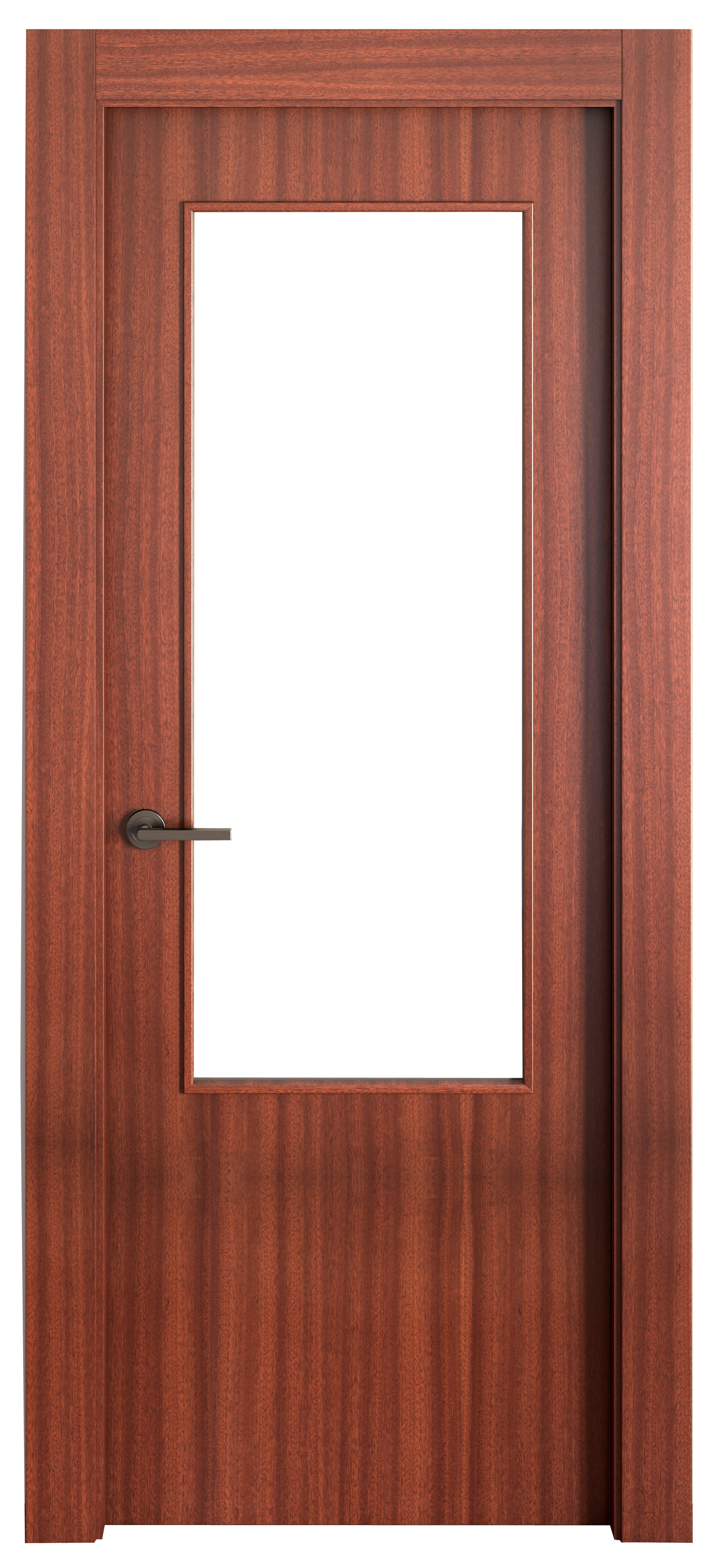 Puerta interior abatible lisboa sapelly line plus apertura dcha cristal 72.5cm