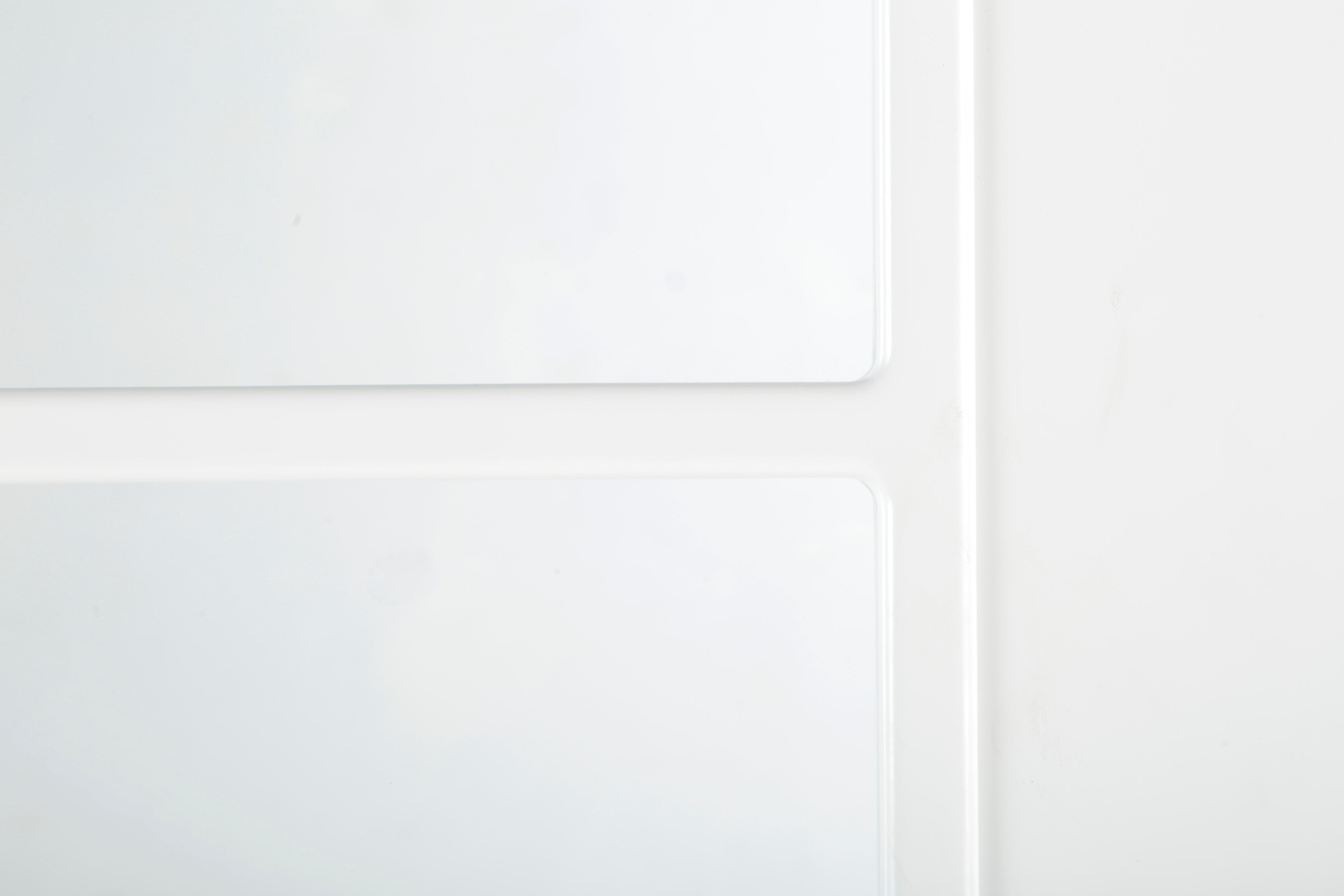 Puerta de interior abatible doble con cristal maciza lacada Line Plus Marsella blanco apertura derecha cerco de 9x3 anchura 145cm - 22