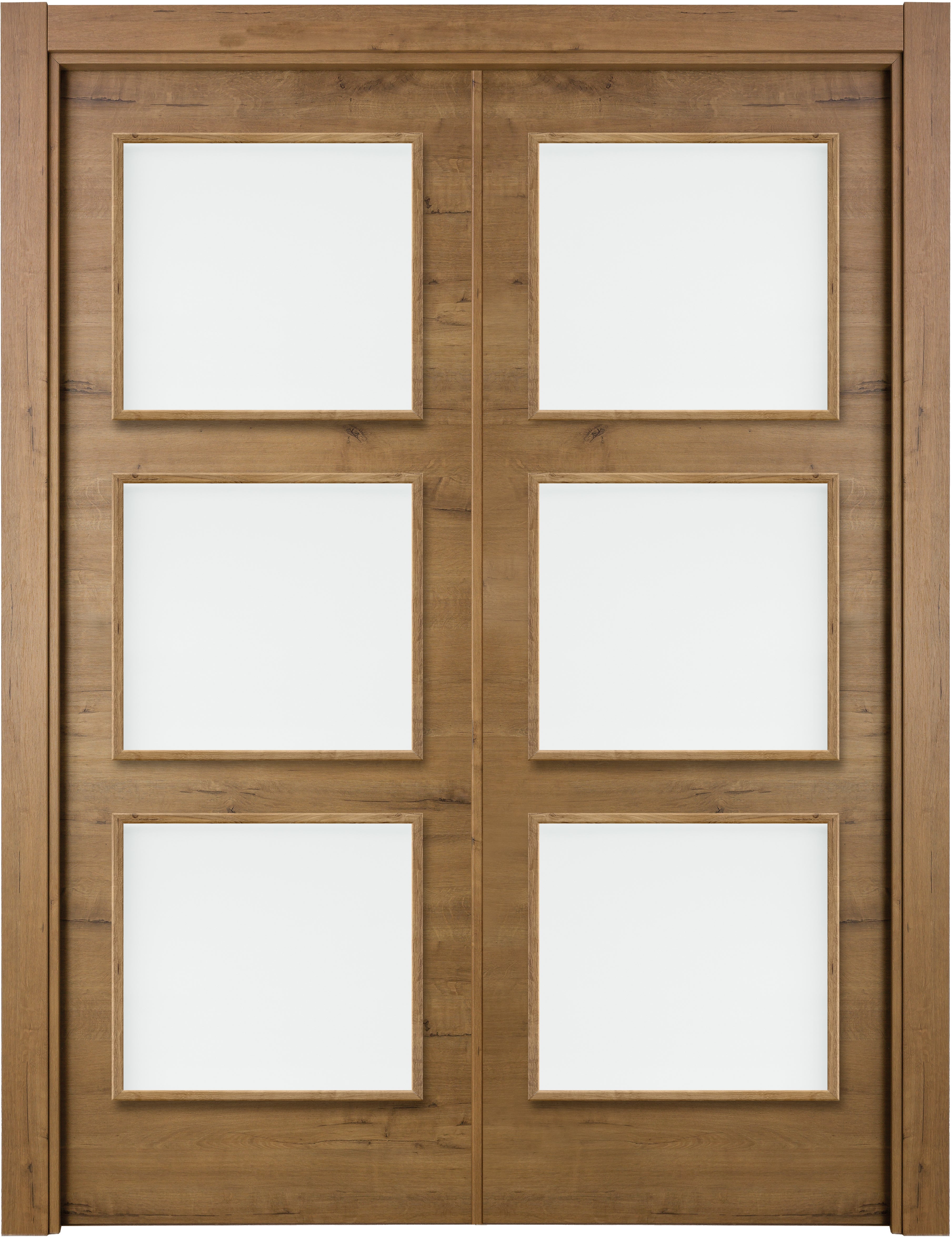 Puerta interior abatible oslo gold line plus apertura izda cristal 11x 145cm