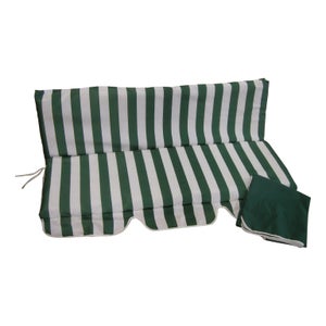Cuscino per dondolo da giardino Hollywood con schienale, larghezza della seduta 180 cm
