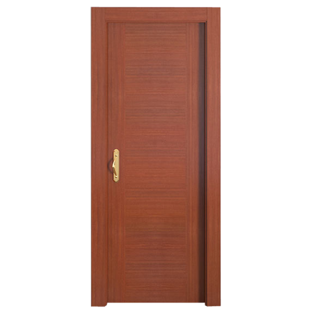 Puerta de interior corredera ciega maciza barnizada Line Plus Niza sapelly anchura 72,5cm
