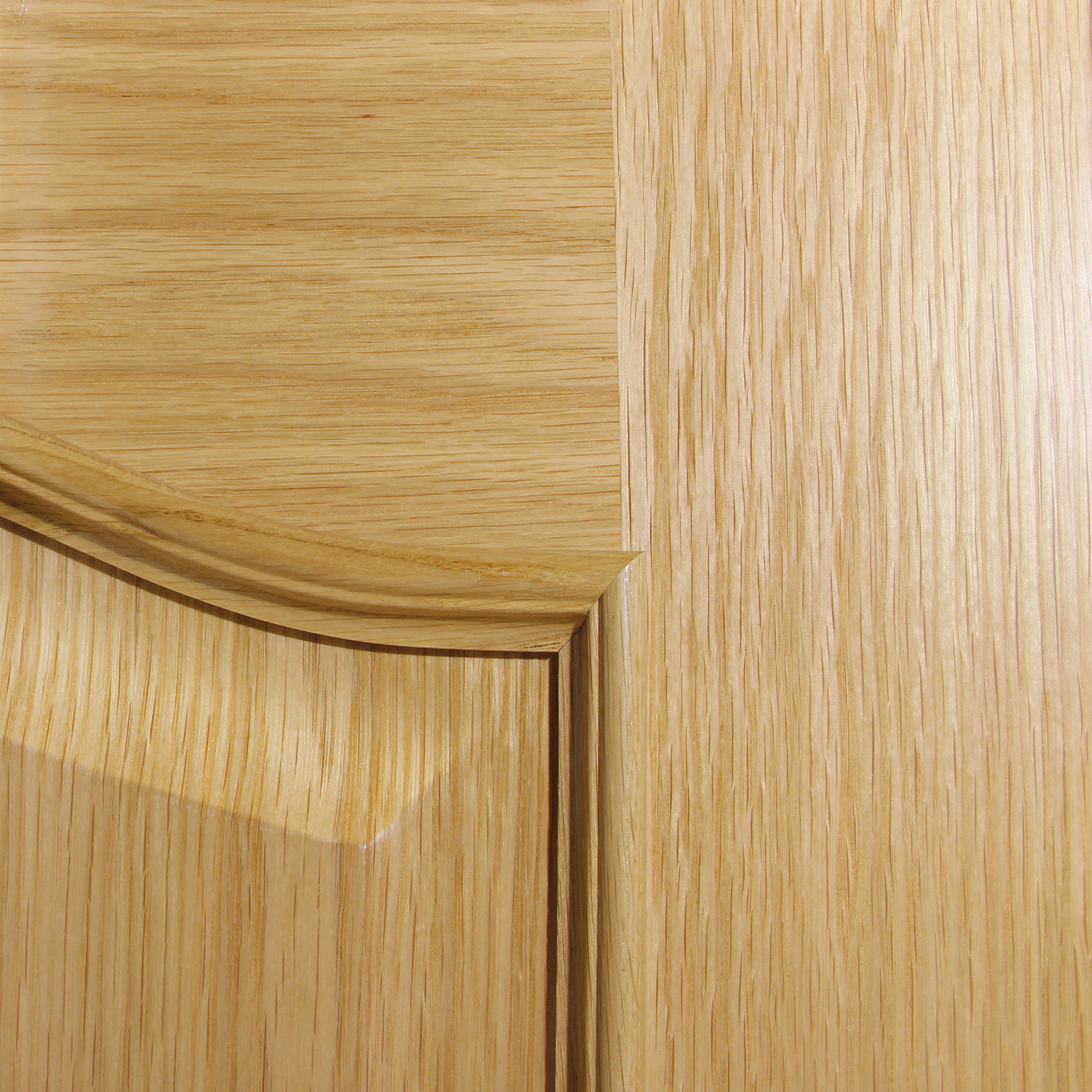 Puerta de interior abatible ciega maciza barnizada Line Plus Roma roble apertura izquierda cerco de 7x3 anchura 72.5cm - 10