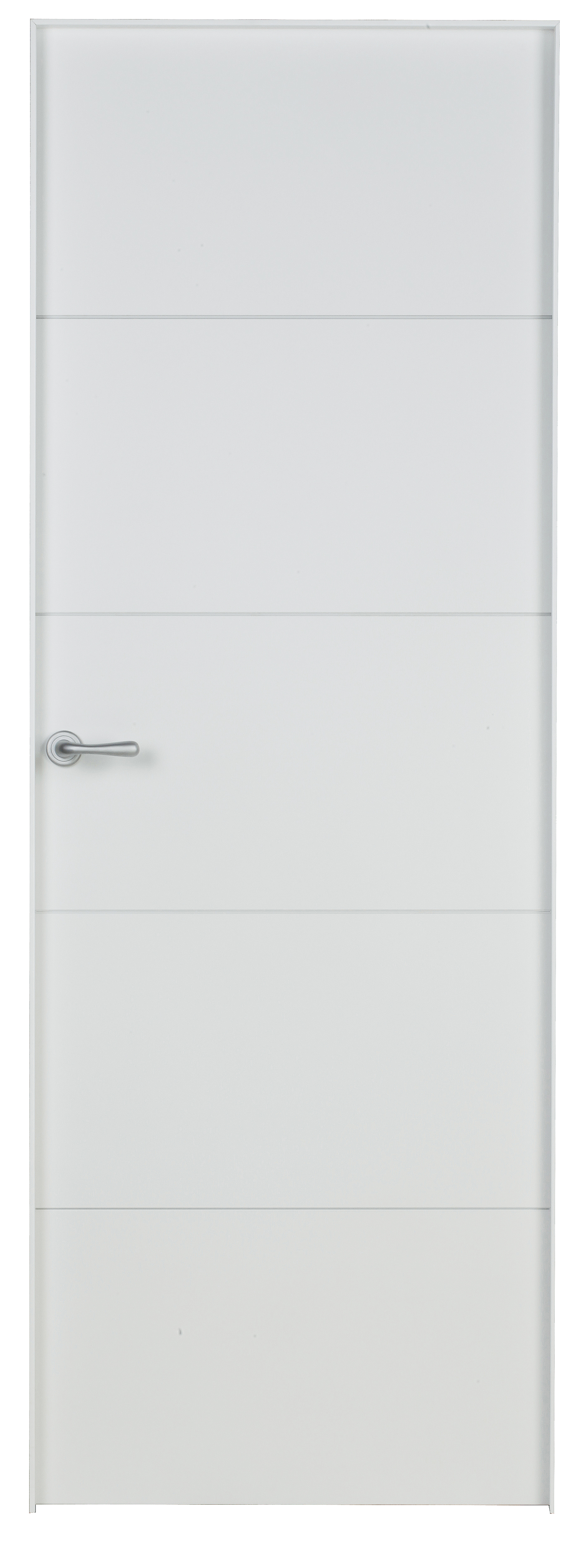 Puerta interior abatible lucerna blanco line apertura derecha 92.5cm