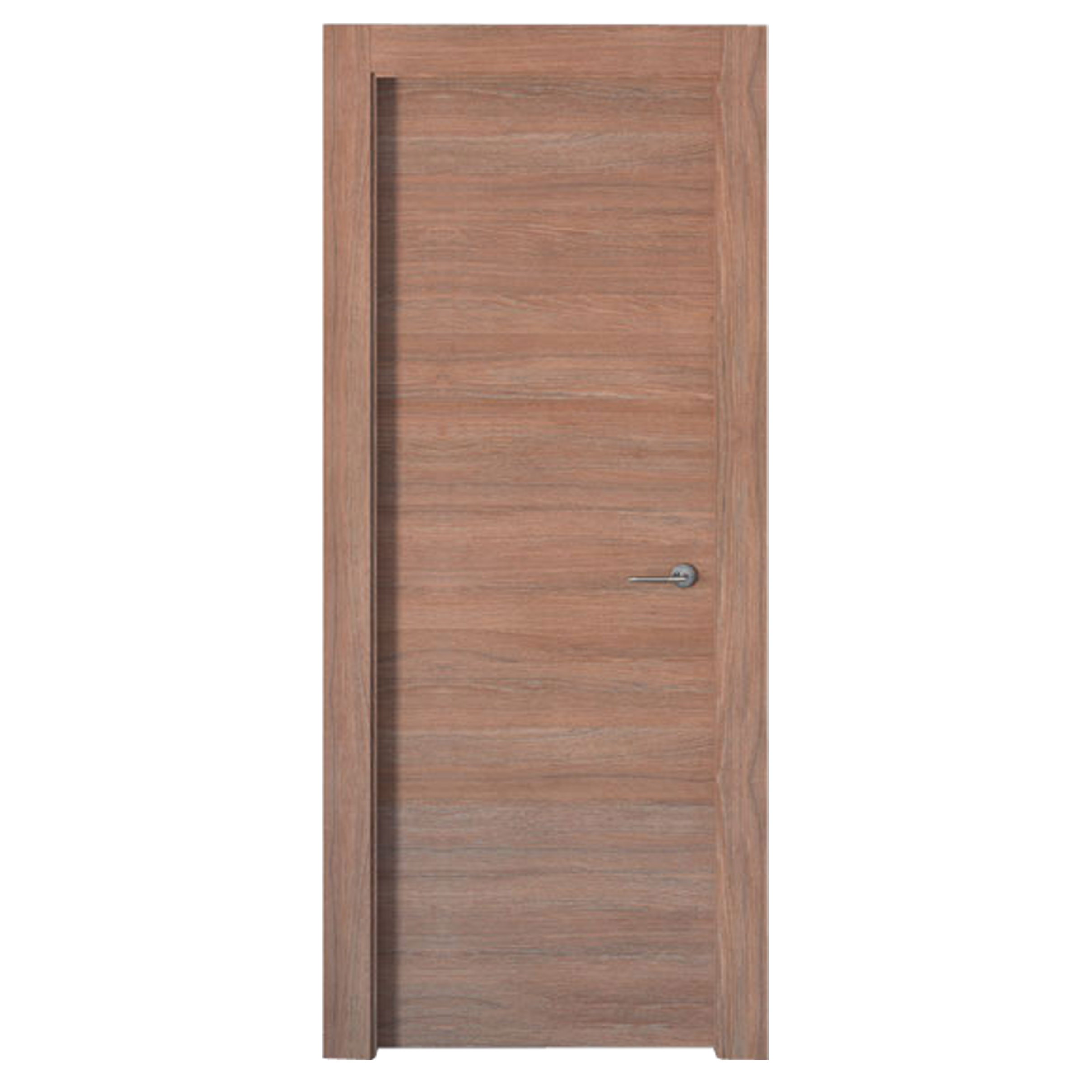Puerta interior abatible oslo coffe nogal line apertura izquierda 82.5cm
