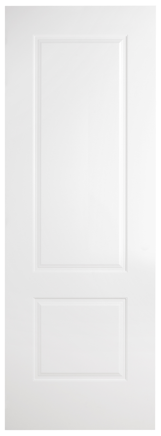 Puerta de interior corredera ciega estructura maciza serie Line Plus Marsella blanca acabado lacado  anchura 62,5cm
