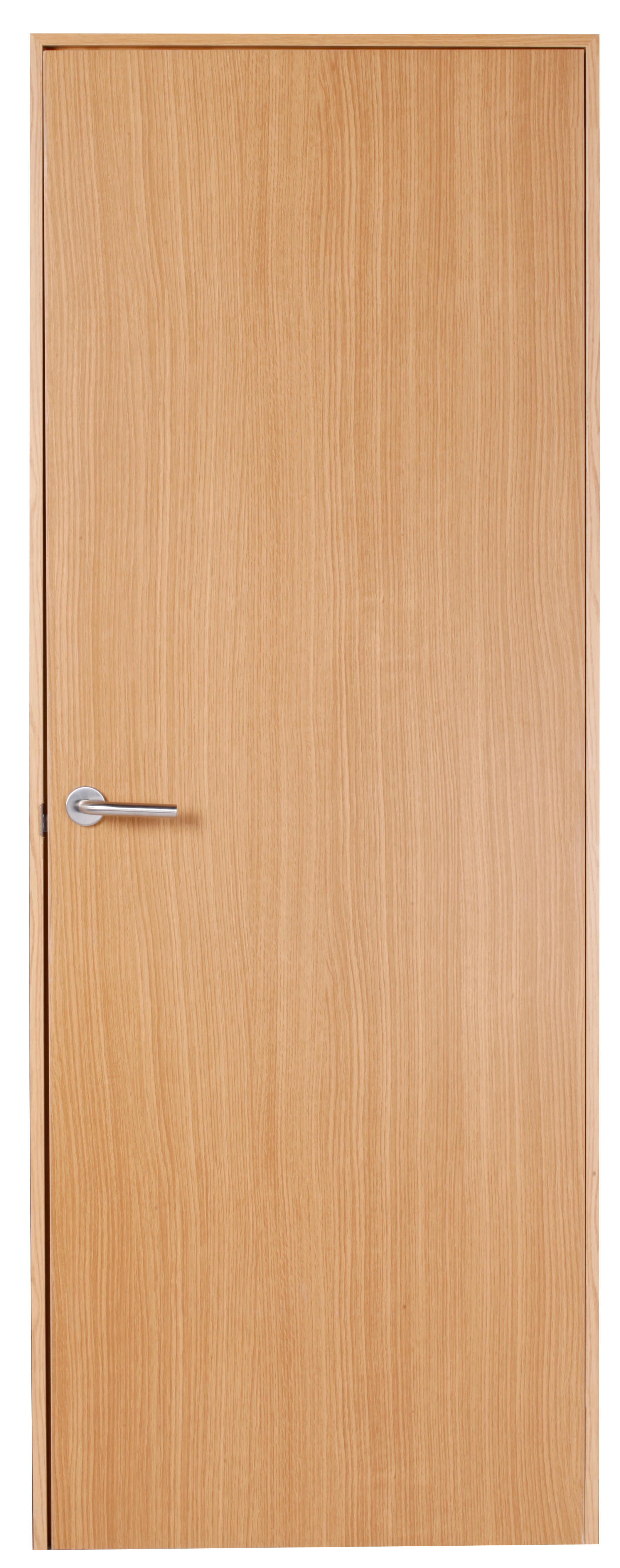 Puerta interior abatible mallorca roble basic apertura derecha 62.5cm