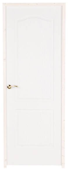 Puerta interior abatible prepintada provenzal blanco pro apertura derecha 82.5cm