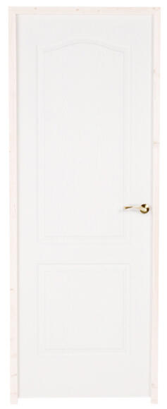 Puerta interior abatible prepintada provenzal blanco pro apertura izda 82.5cm