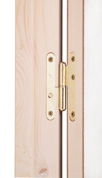 Puerta de interior abatible ciega hueca prepintado Prepintada provenzal blanco apertura derecha cerco de 7x2 anchura 72.5cm - 3