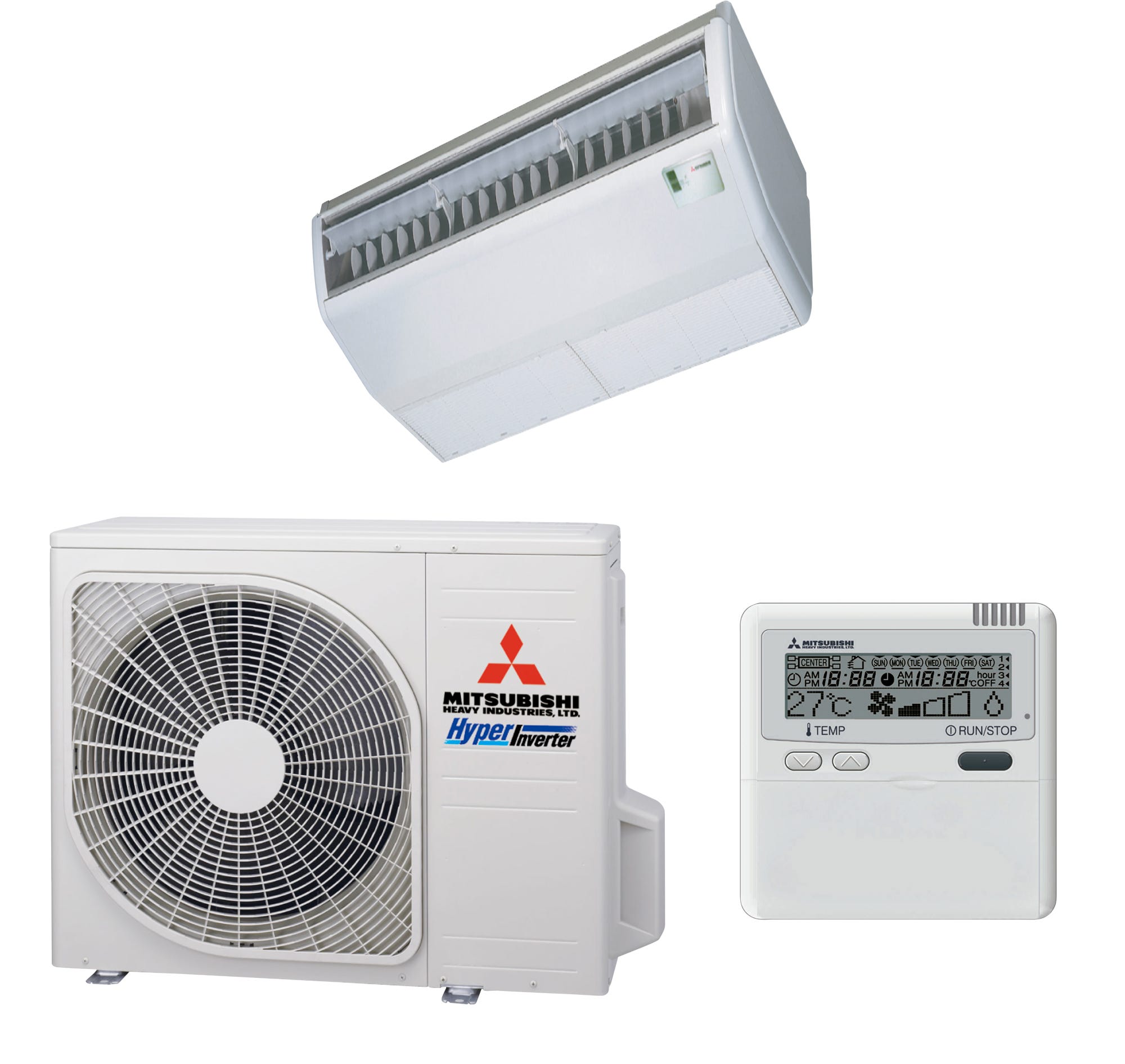 Aire Acondicionado Techo MITSUBISHI FDEN140VGN 12040 Fg Leroy Merlin aire-acondicionado-techo-mitsubishi-fden140vgn-12040-fg-leroy-merlin