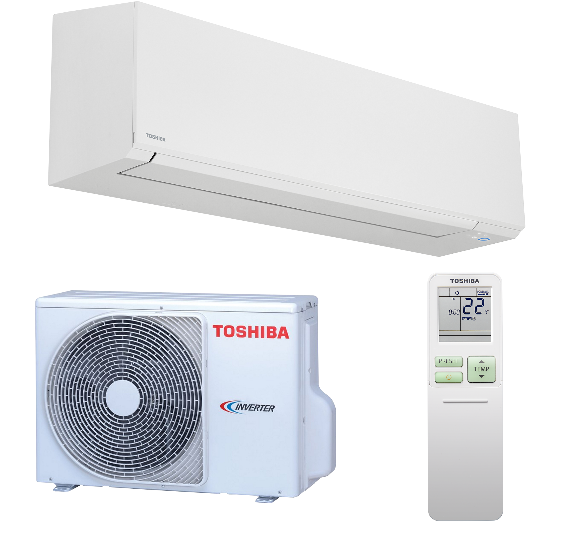 Aire acondicionado 1x1 toshiba shorai 7 1720 fg