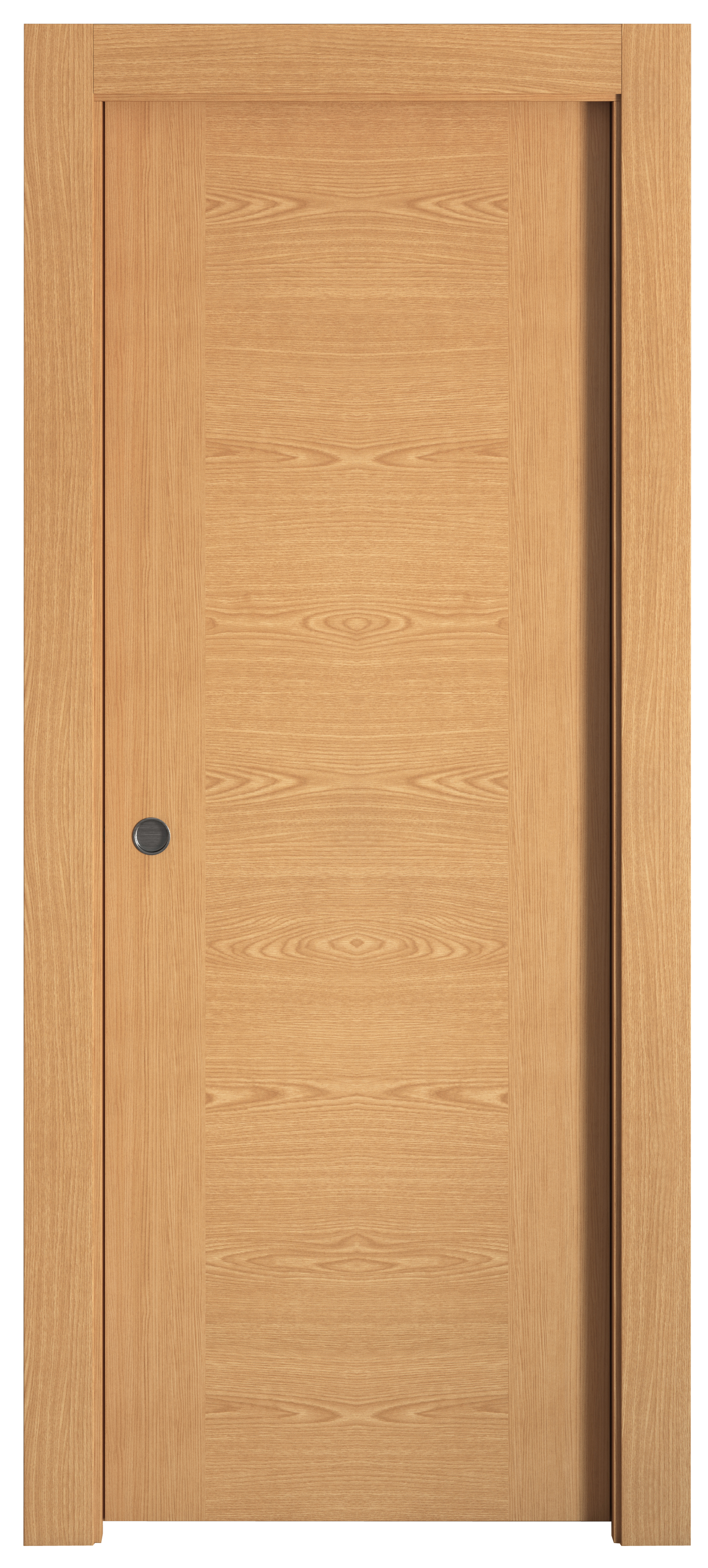 Puerta de interior corredera canarias roble basic uñero 72.5 cm