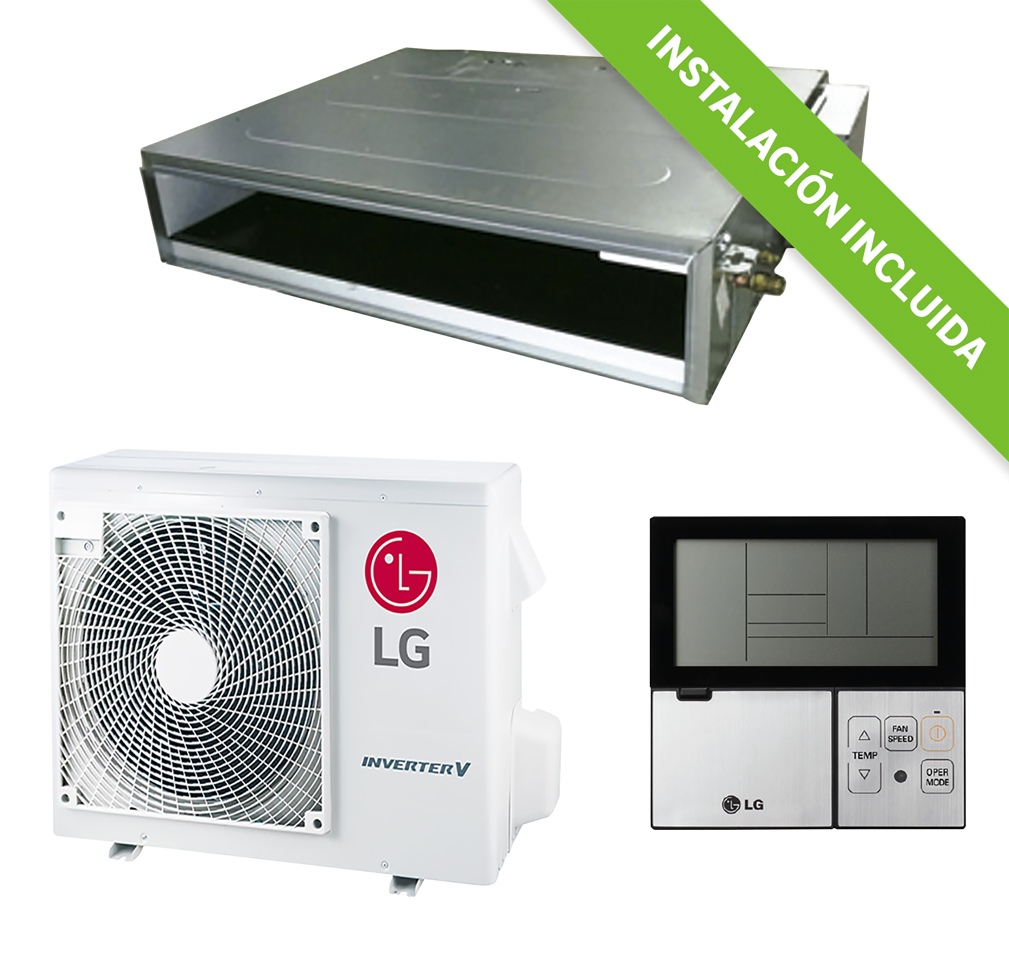 Aire acondicionado conductos lg cl24fc 5160 fg instalacion incluida