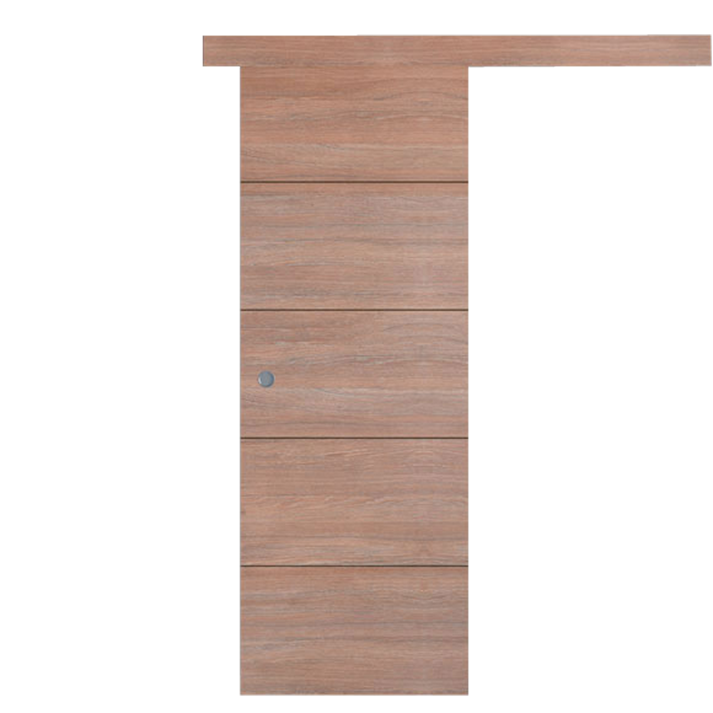 Puerta de interior corredera berna coffe nogal line uñero 72.5 cm