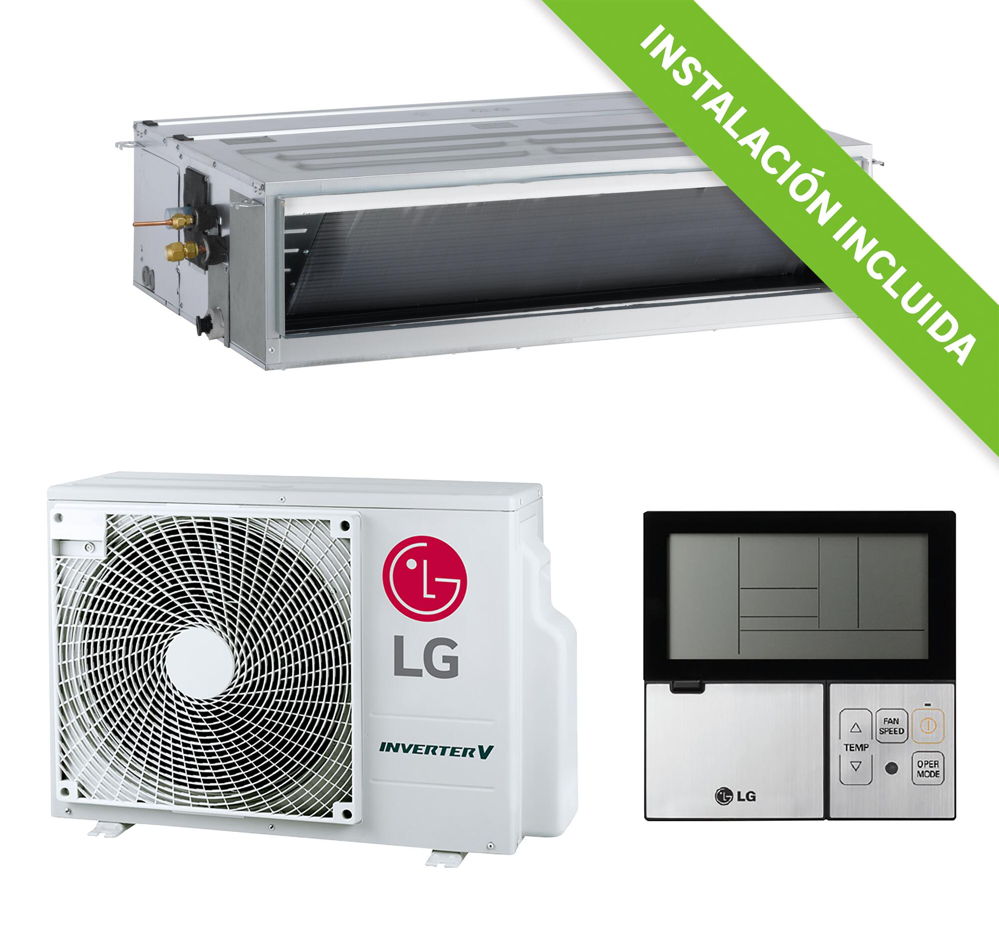 Aire acondicionado conductos lg cl30fc alta presion 6450 fg instalacion incluida