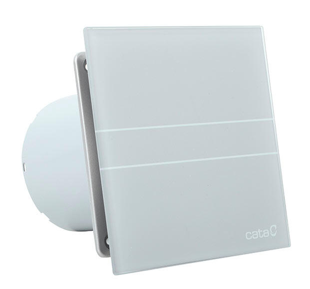 Extractor de baño cata glass e-100 g blanco